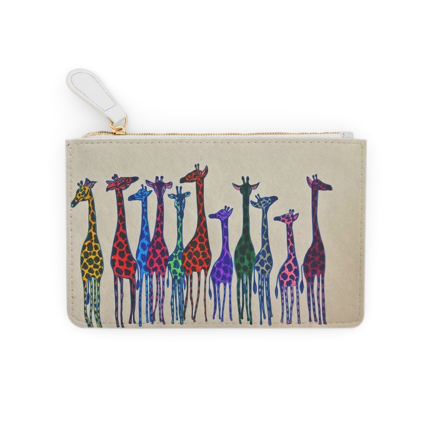 Abstract Surreal Giraffe Mini Clutch Bag, Bridal Clutch Purse, Designer Party Clutch, Modern Evening Clutch, Wristlet Wallet for women, Evening Clutch Purse, gifts for her, gifts for bridesmaids, Bag, Bagging