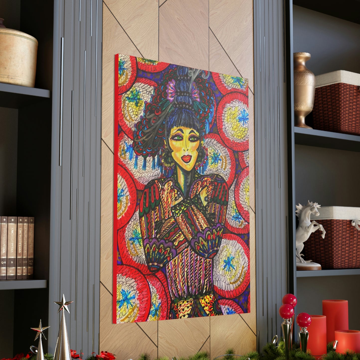 Living in Harmony, Women, Empowerment, Fashion, Abstract, Friendship, Inspiration Wall Art