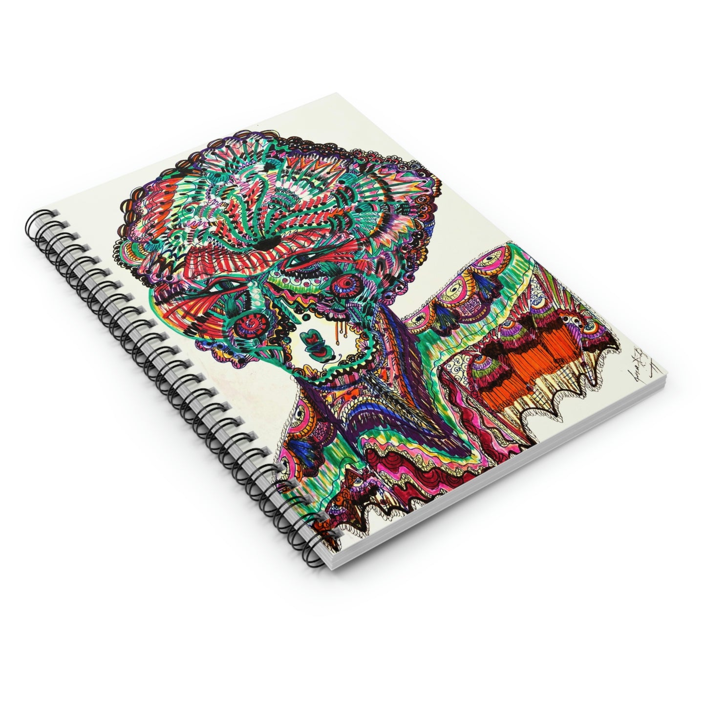 Abstract, Surreal Spiral Notebook - Ruled Line