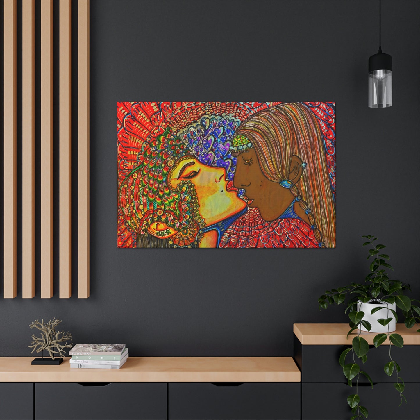 Romantic Fashion, Abstract, Surreal, Friendship, Inspiration Wall Art