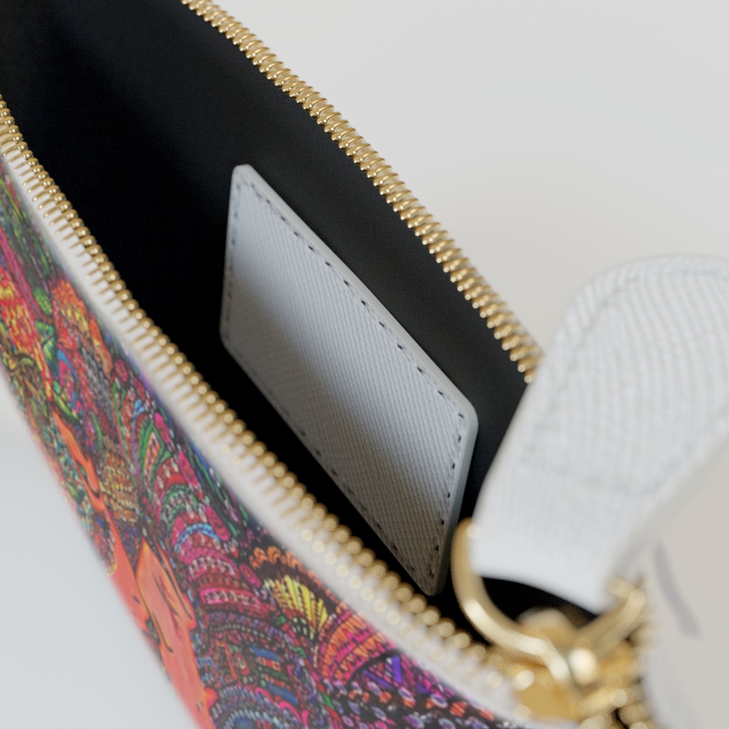 Abstract Surreal Romantic Kiss Mini Clutch Bag, Bridal Clutch Purse, Designer Party Clutch, Modern Evening Clutch, Wristlet Wallet for women, Evening Clutch Purse, gifts for her, gifts for bridesmaids, Bag, Bagging