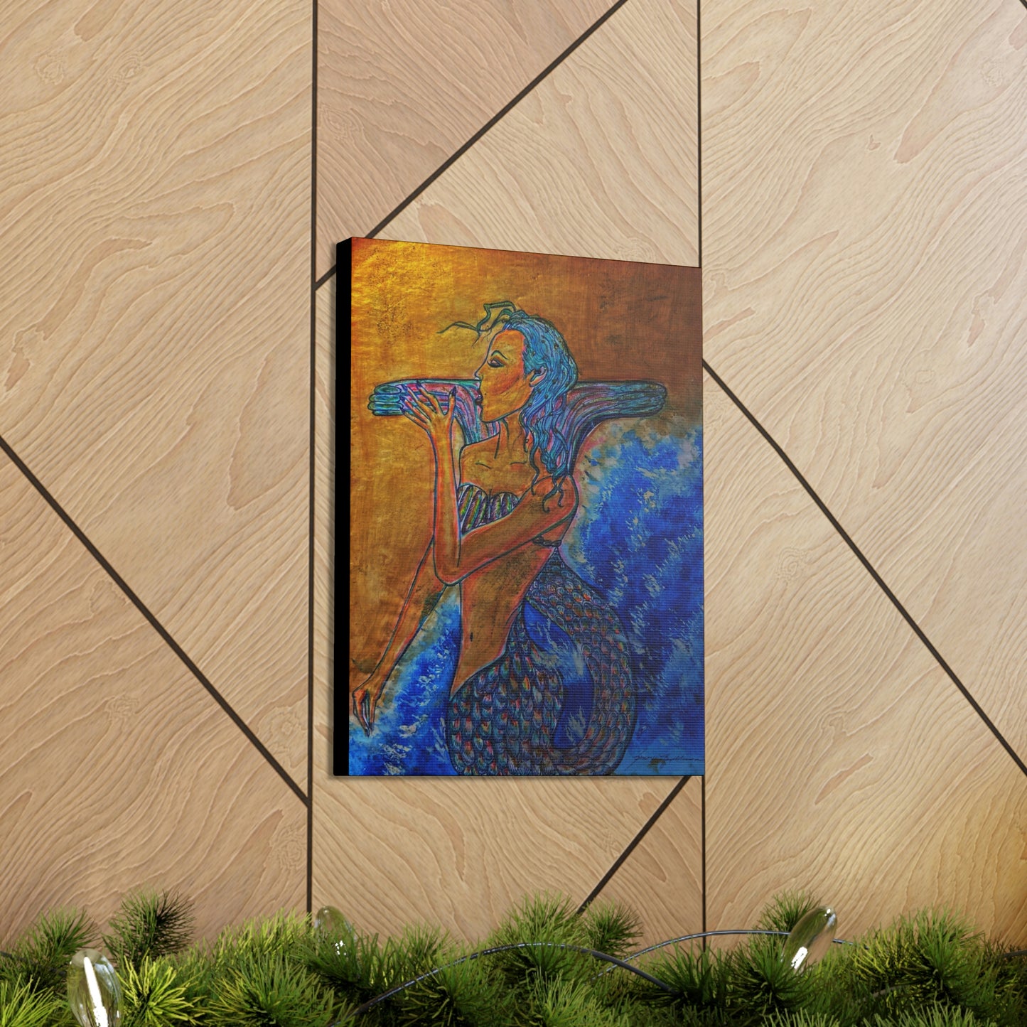 A Mermaids Taste of the Sea, Fashion, Abstract, Friendship, Inspiration Wall Art