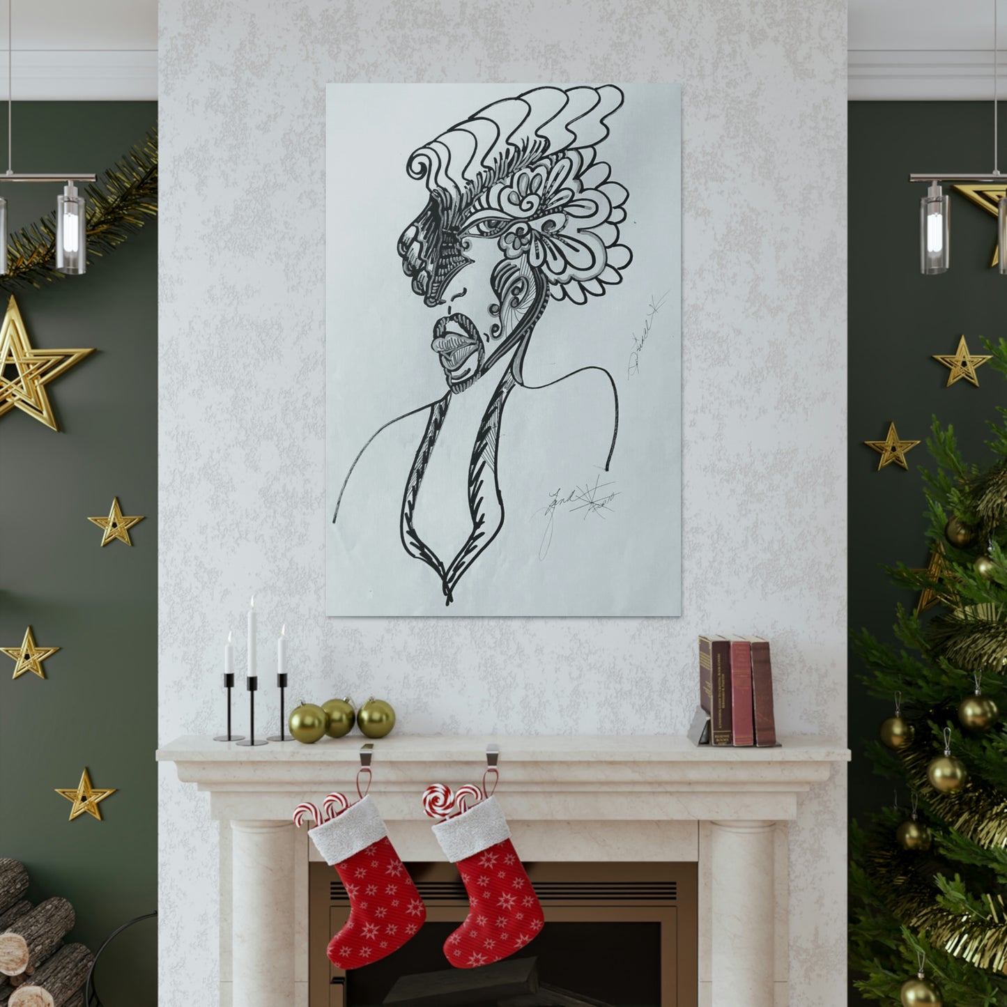 Abstract, Surreal Woman, Friendship, Inspiration Wall Art