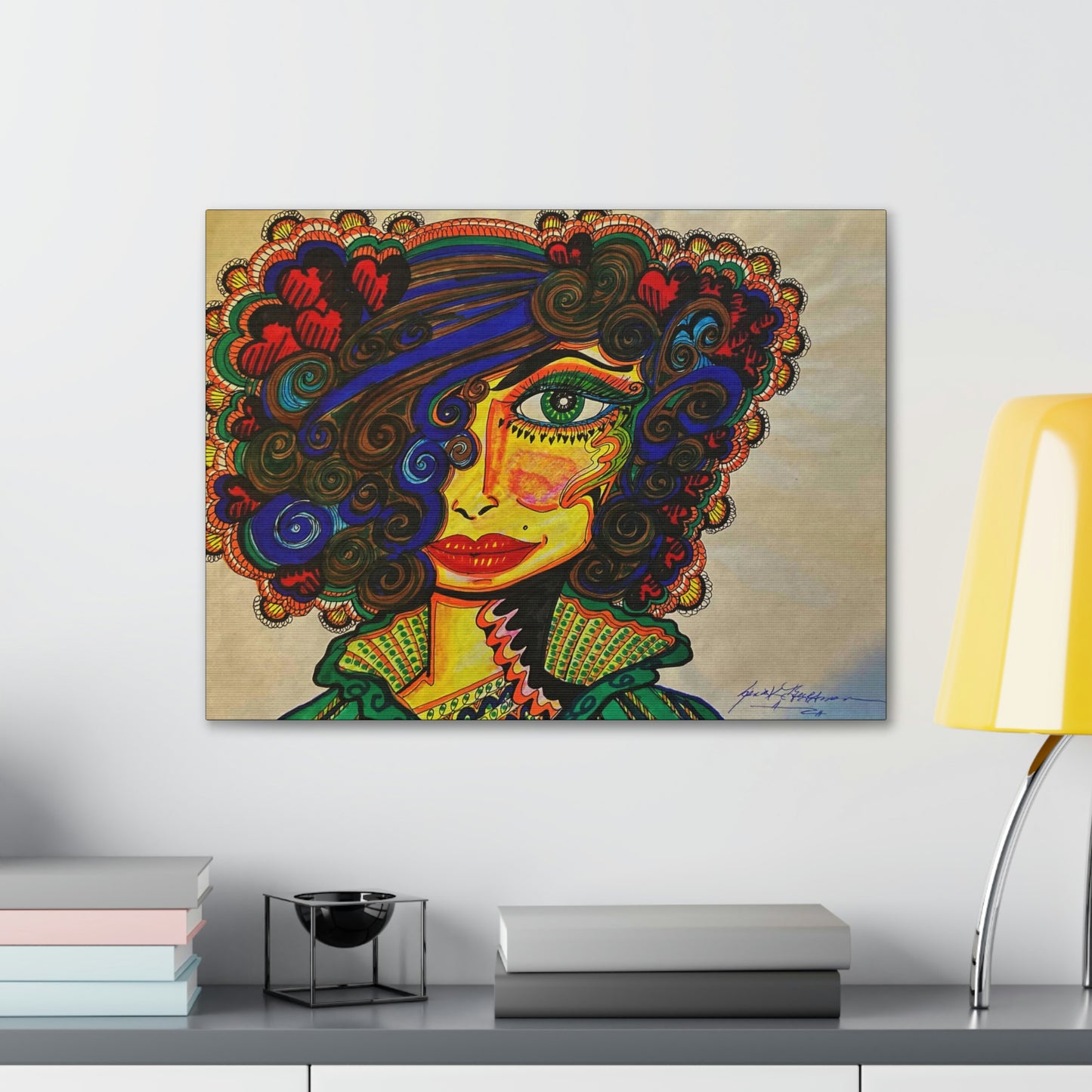 Abstract, Surreal, Funky Woman, Friendship, Inspiration Wall Art