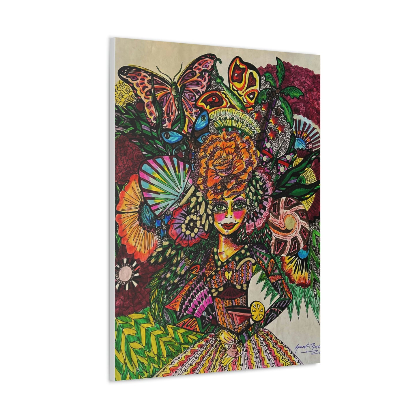 Abstract, Surreal, Funky Woman, Friendship, Inspiration Wall Art