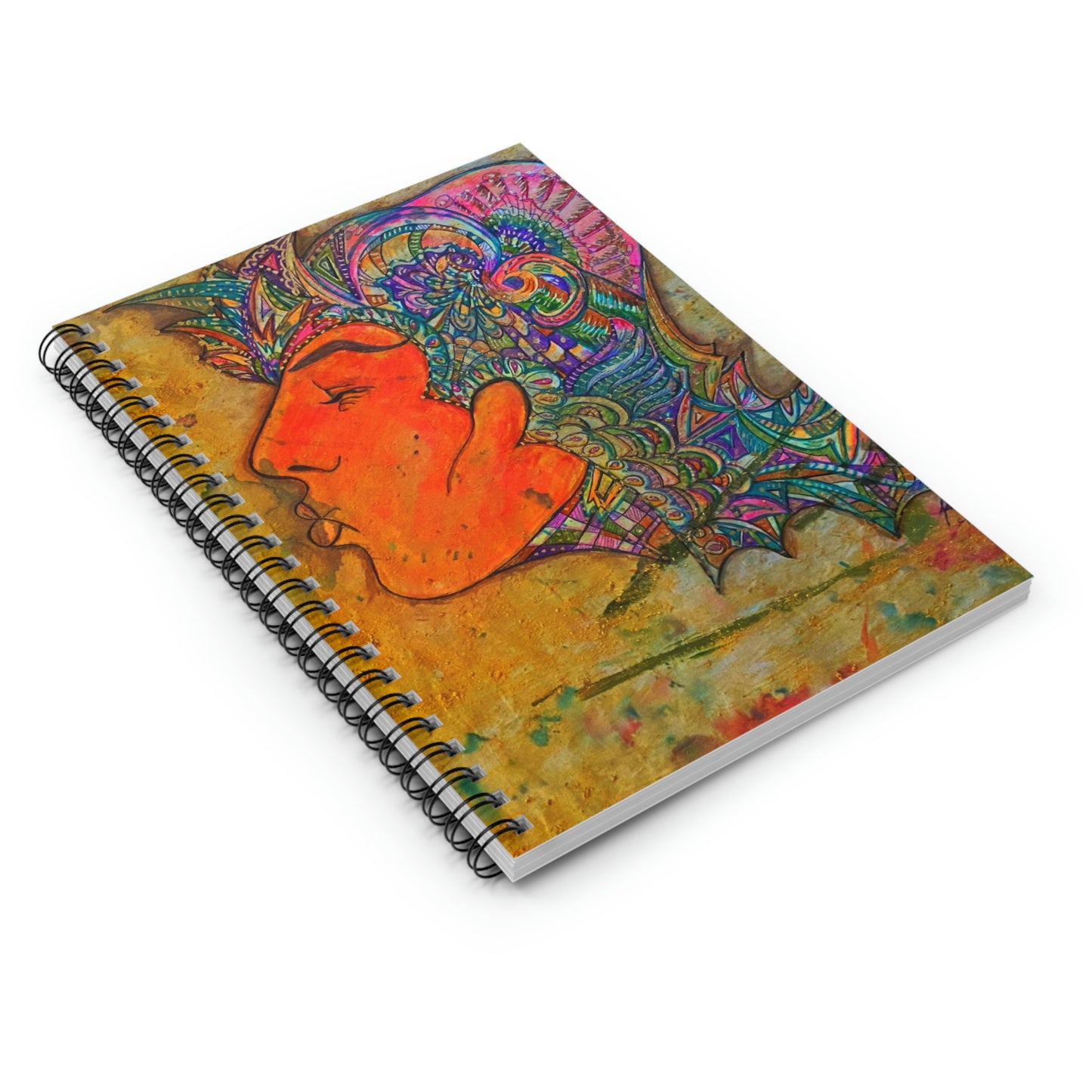 Abstract, Surreal Kiss Spiral Notebook - Ruled Line