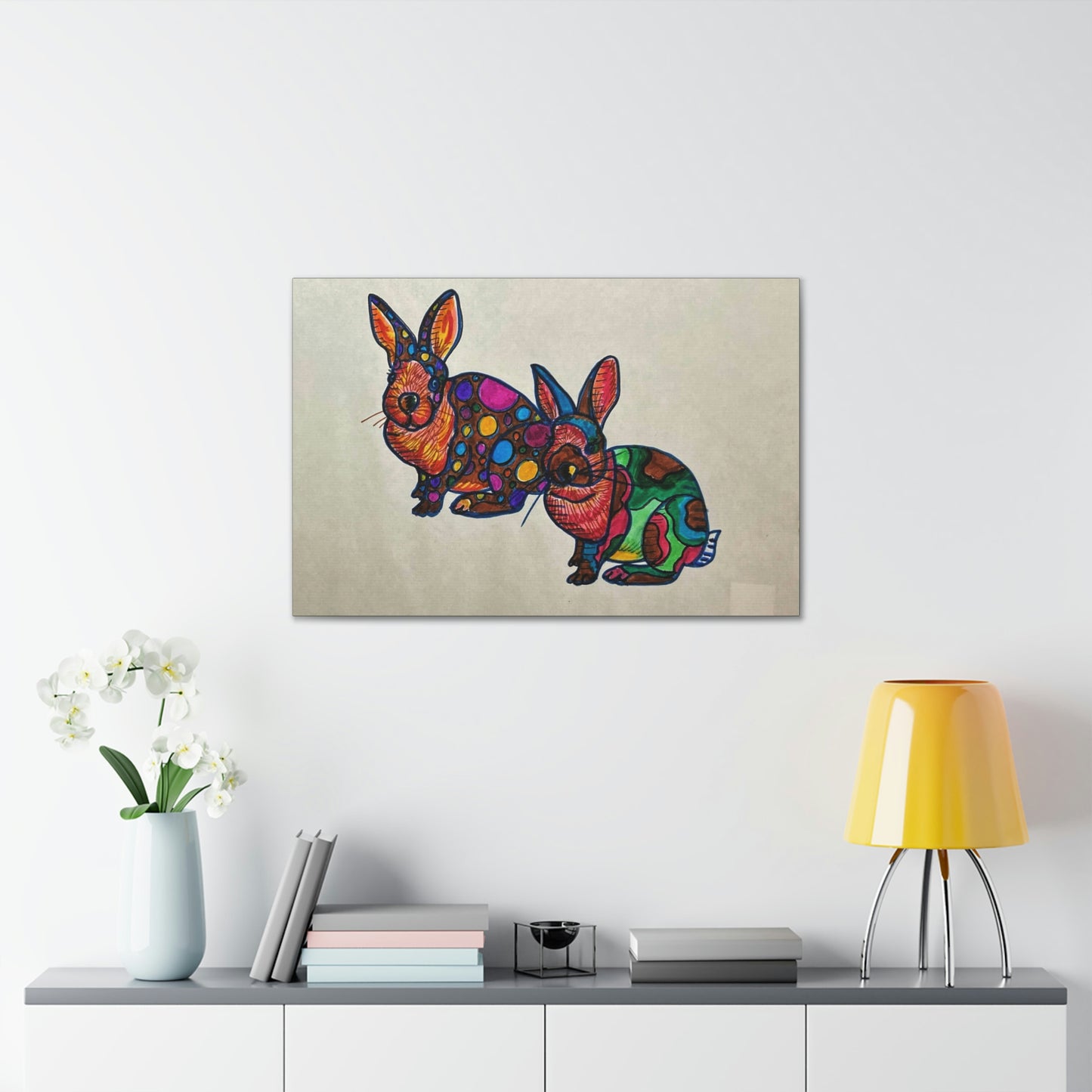 Fanatic Rabbit Fashion, Abstract, Surreal, Friendship, Inspiration Wall Art