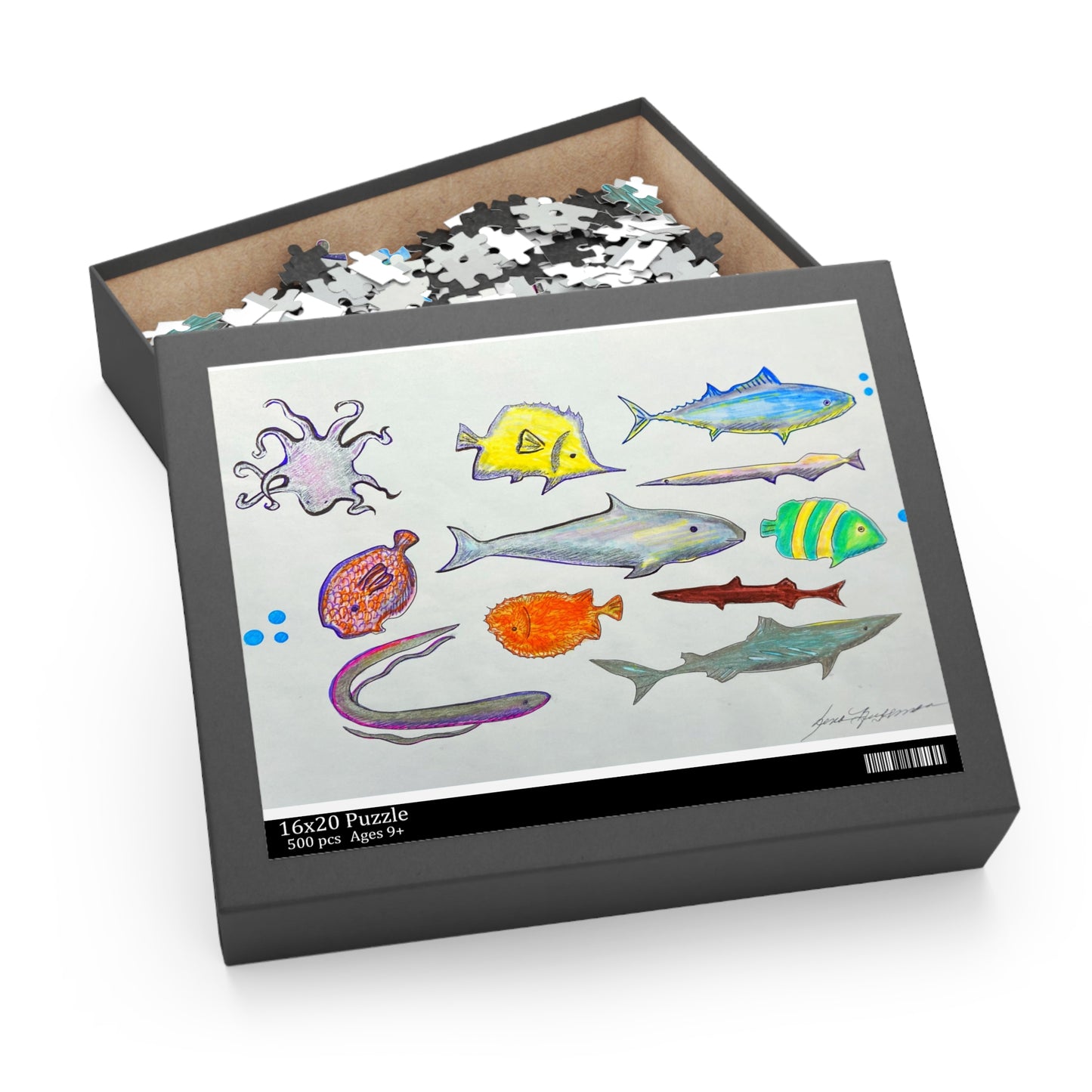 Aquatic, Ocean, Marine Life Puzzle (120, 252, 500-Piece)JigSaw Puzzle, Birthday Gift, Gifts For Bridesmaids