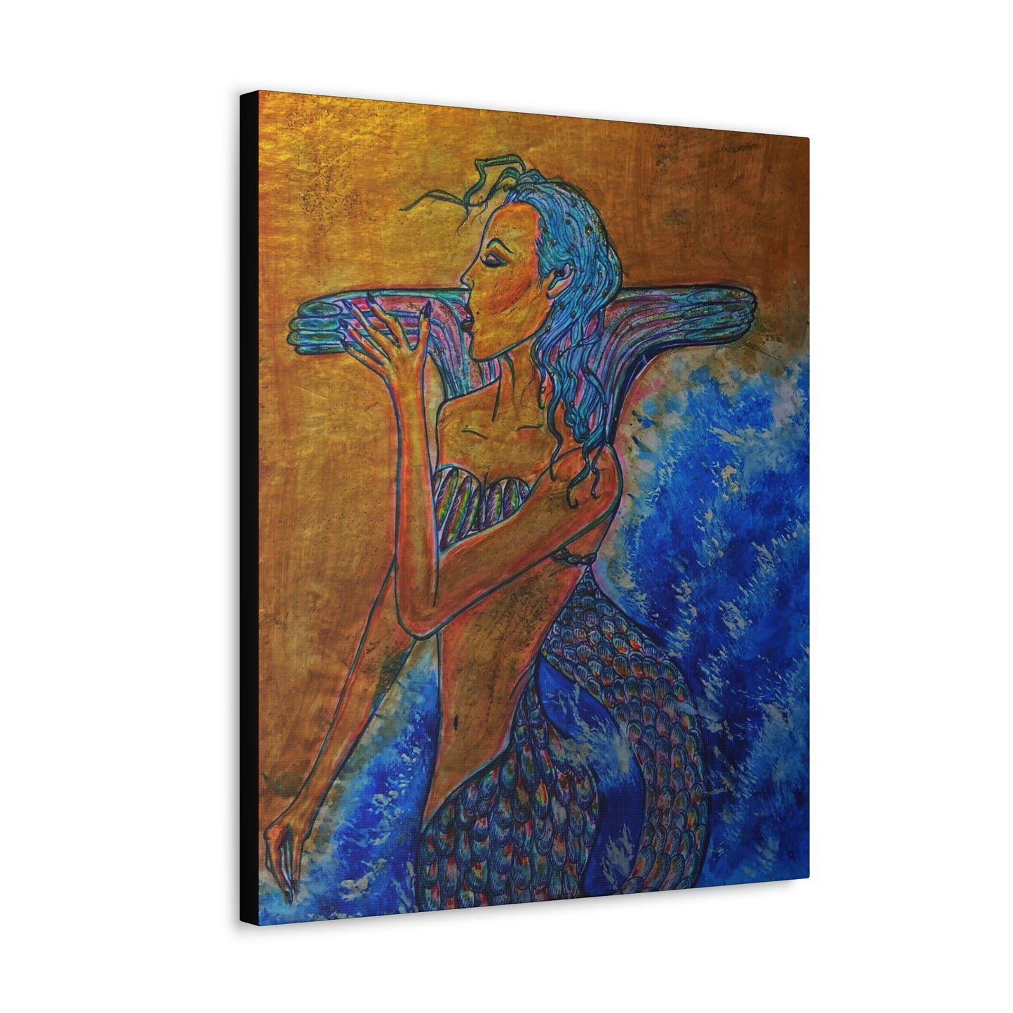 A Mermaids Taste of the Sea, Fashion, Abstract, Friendship, Inspiration Wall Art