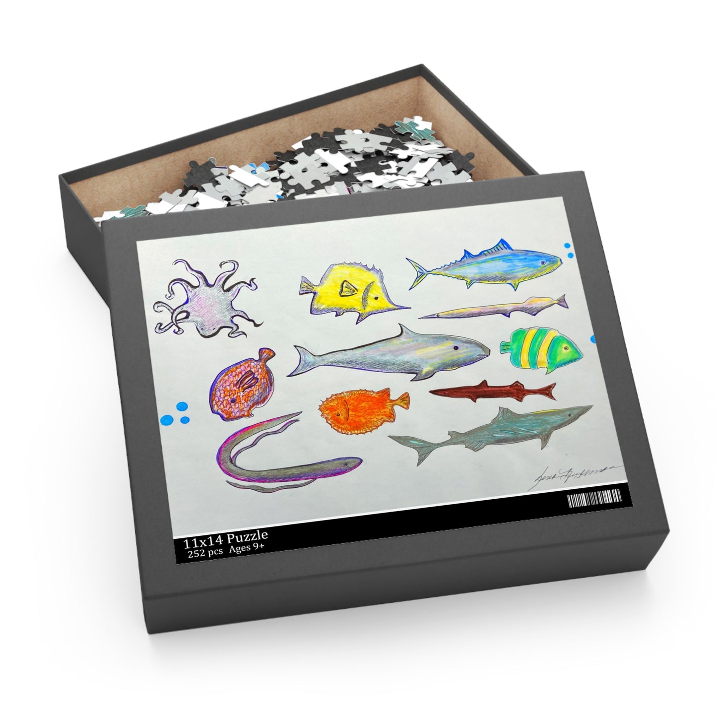Aquatic, Ocean, Marine Life Puzzle (120, 252, 500-Piece)JigSaw Puzzle, Birthday Gift, Gifts For Bridesmaids
