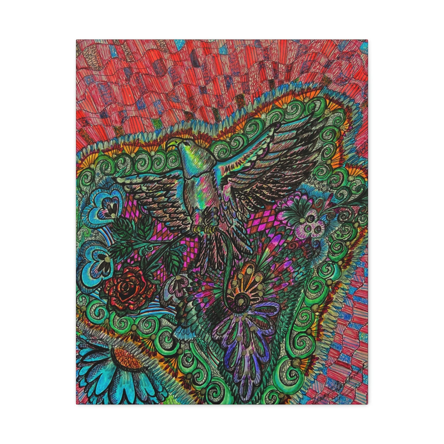 Bird Fashion, Abstract, Surreal, Friendship, Inspiration Wall Art