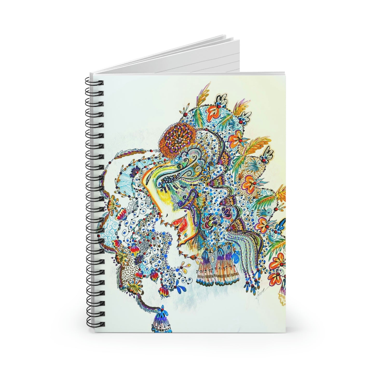 Abstract, Surreal Spirit Spiral Notebook - Ruled Line