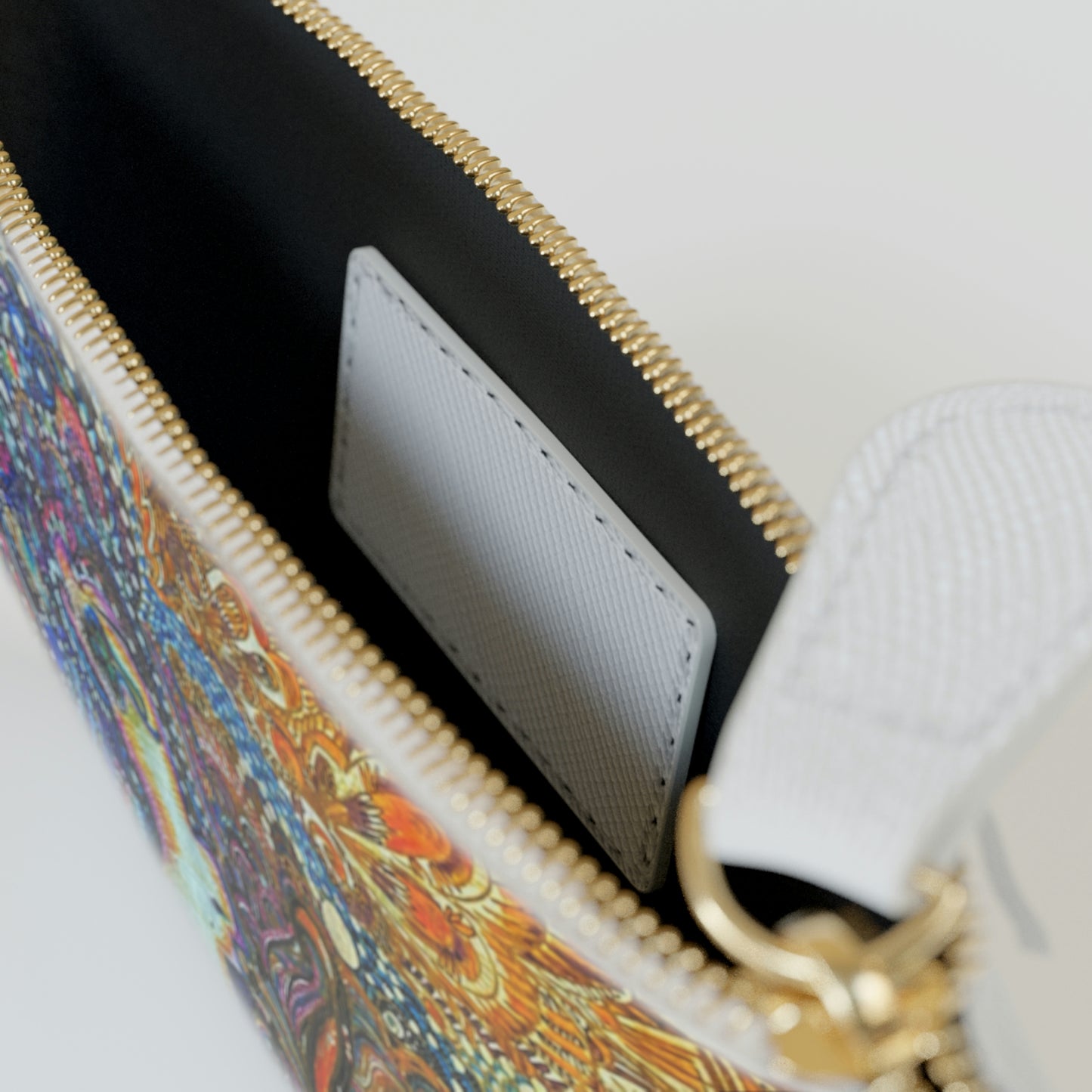 Abstract Surreal Kiss Mini Clutch Bag, Bridal Clutch Purse, Designer Party Clutch, Modern Evening Clutch, Wristlet Wallet for women, Evening Clutch Purse, gifts for her, gifts for bridesmaids, Bag, Bagging