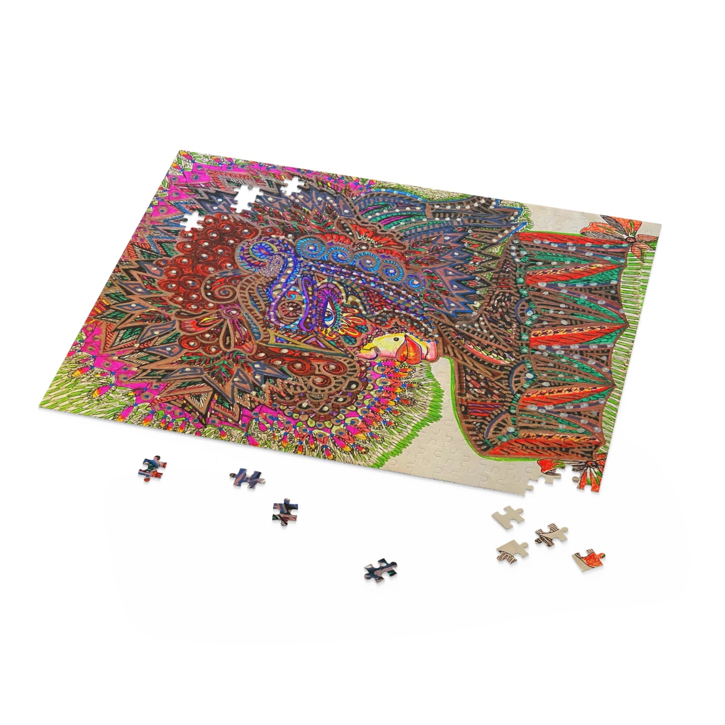 Spiritual Floral Queen Puzzle (120, 252, 500-Piece)JigSaw Puzzle, Birthday Gift, Gifts For Bridesmaids