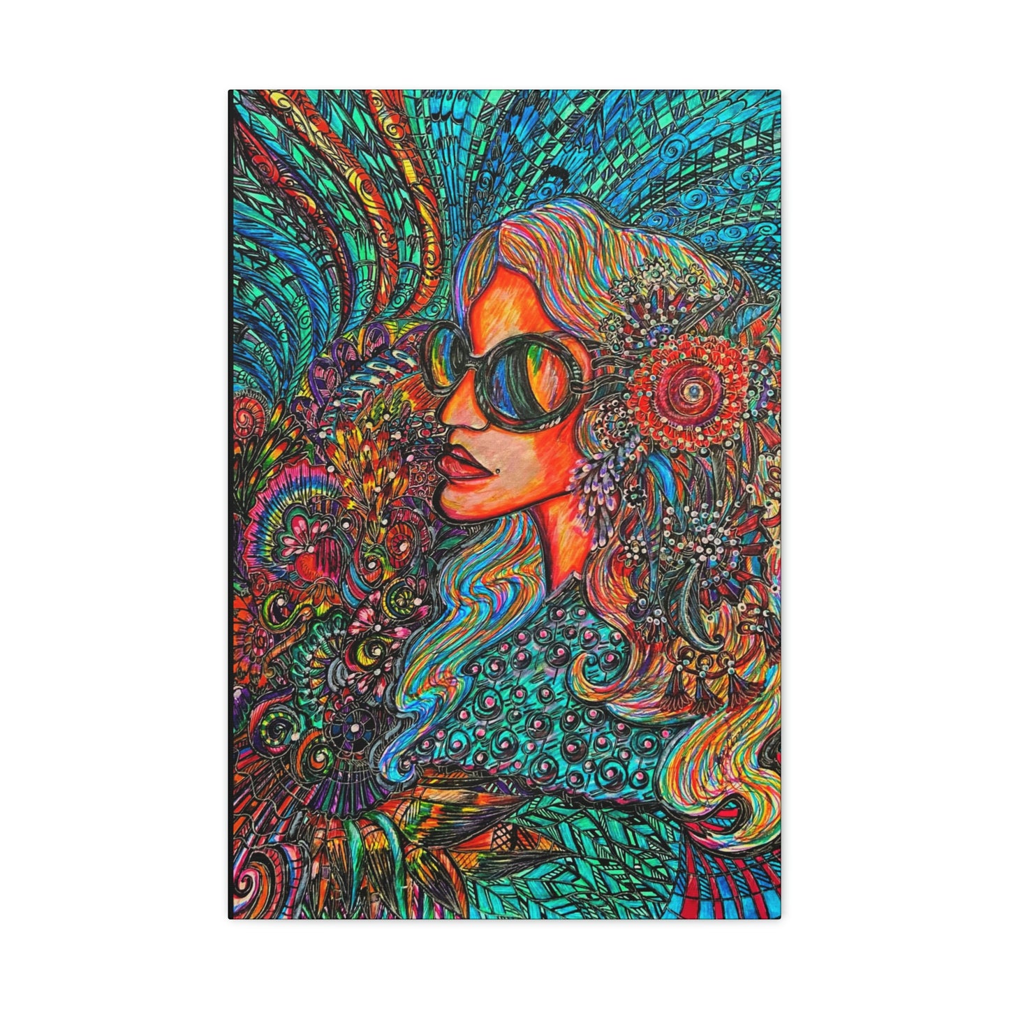 Living in Harmony, Fashion, Abstract, Friendship, Inspiration Wall Art