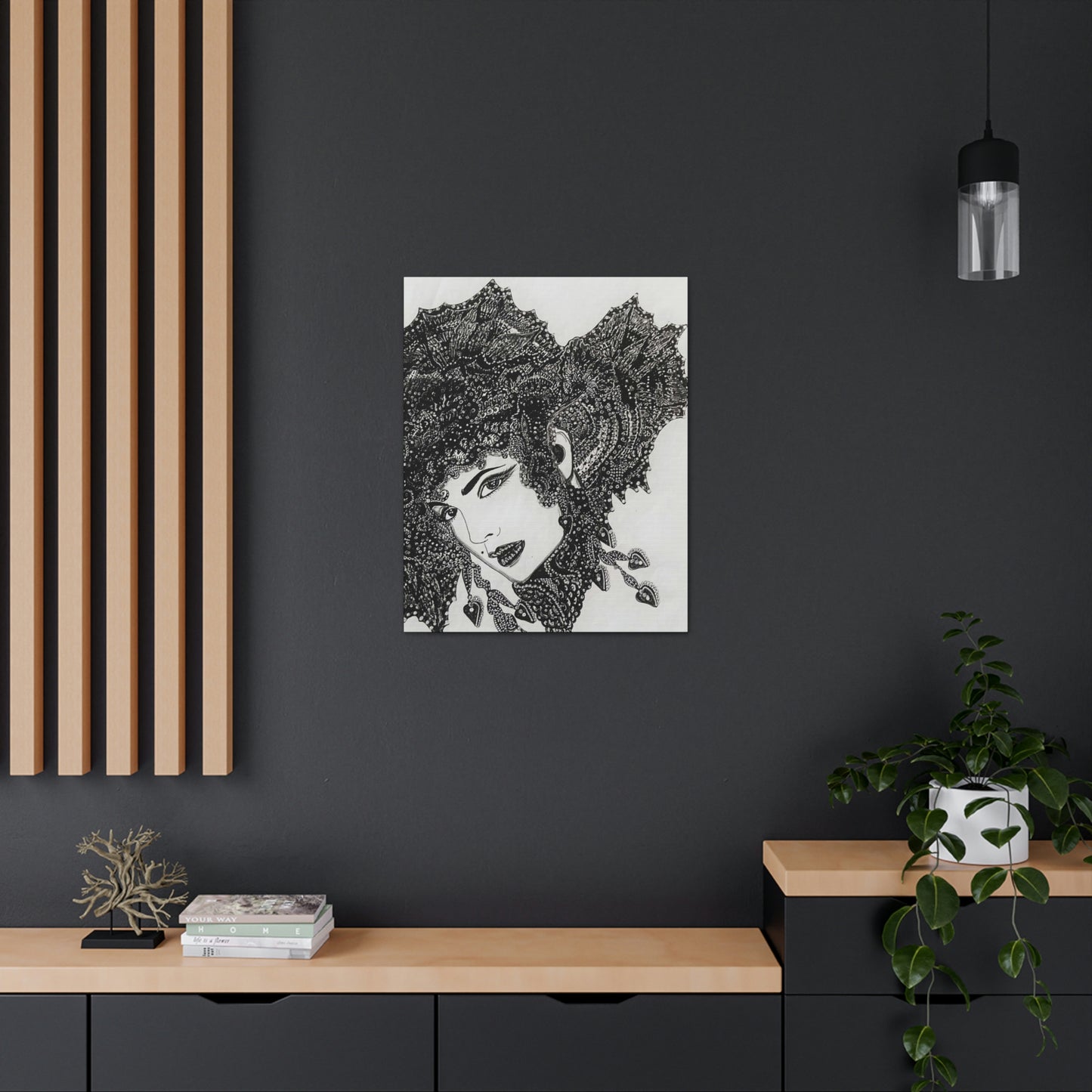 Ancestral Queen, Fashion, Abstract, Friendship, Inspiration Wall Art