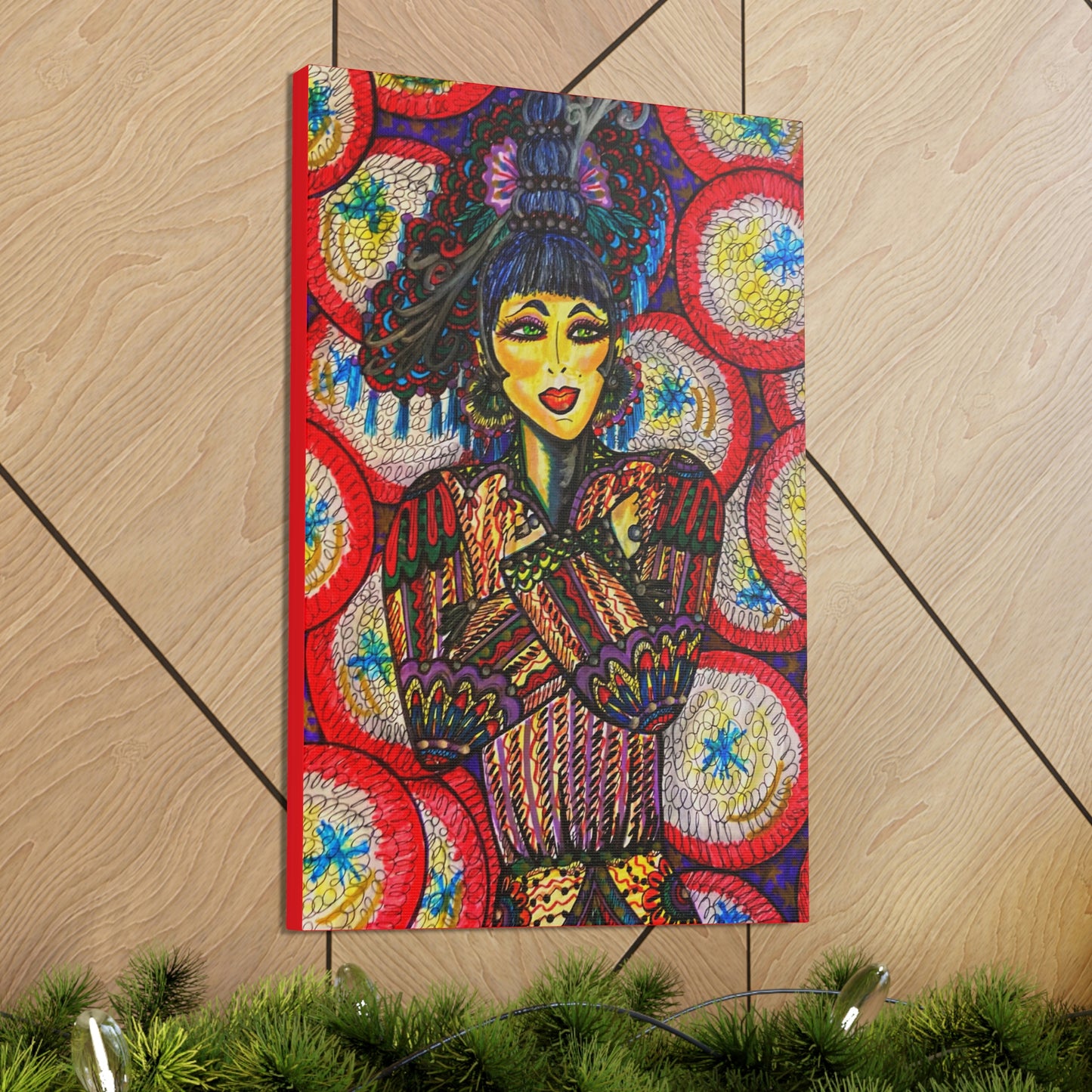 Living in Harmony, Women, Empowerment, Fashion, Abstract, Friendship, Inspiration Wall Art