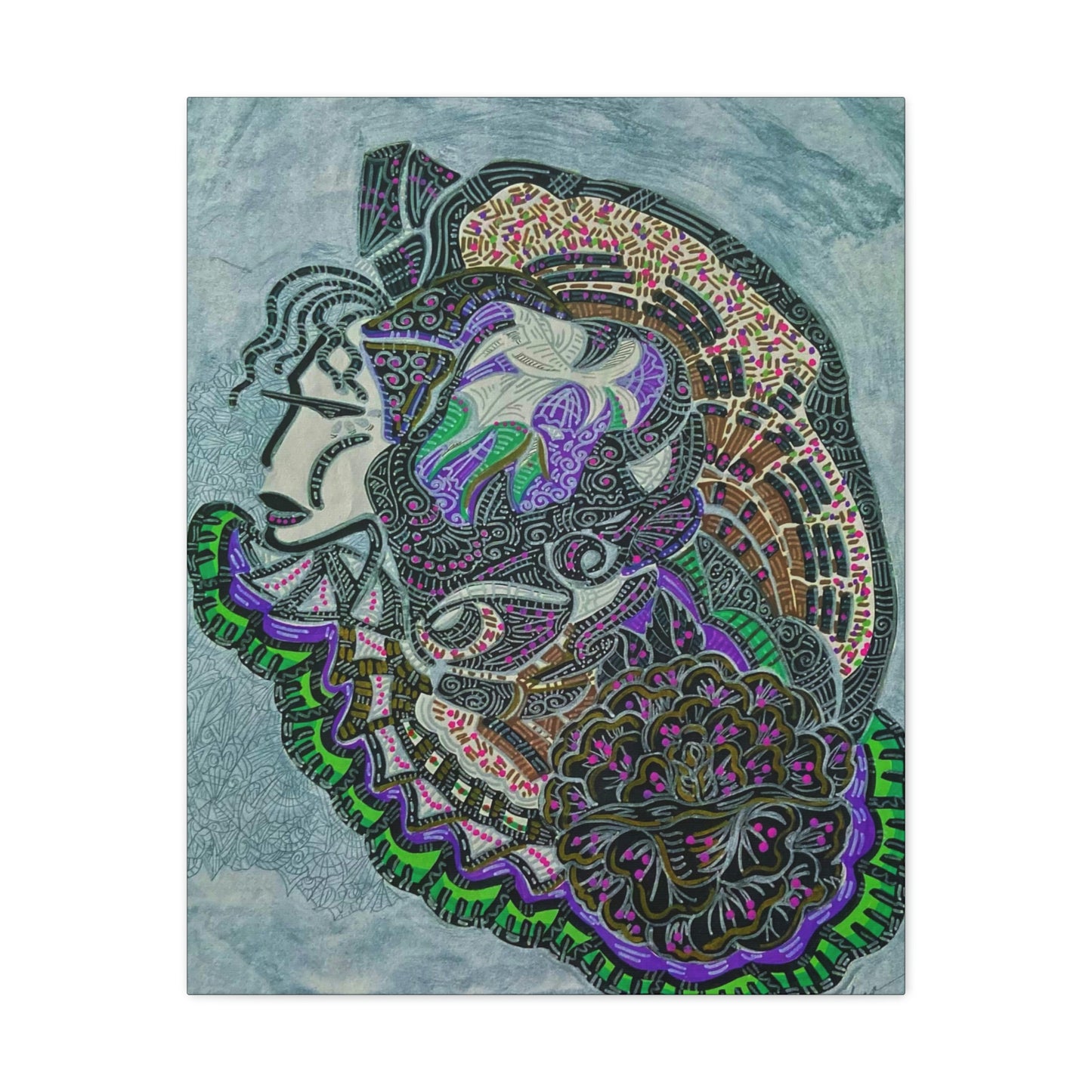 Abstract, Surreal, Funky Woman, Friendship, Inspiration Wall Art