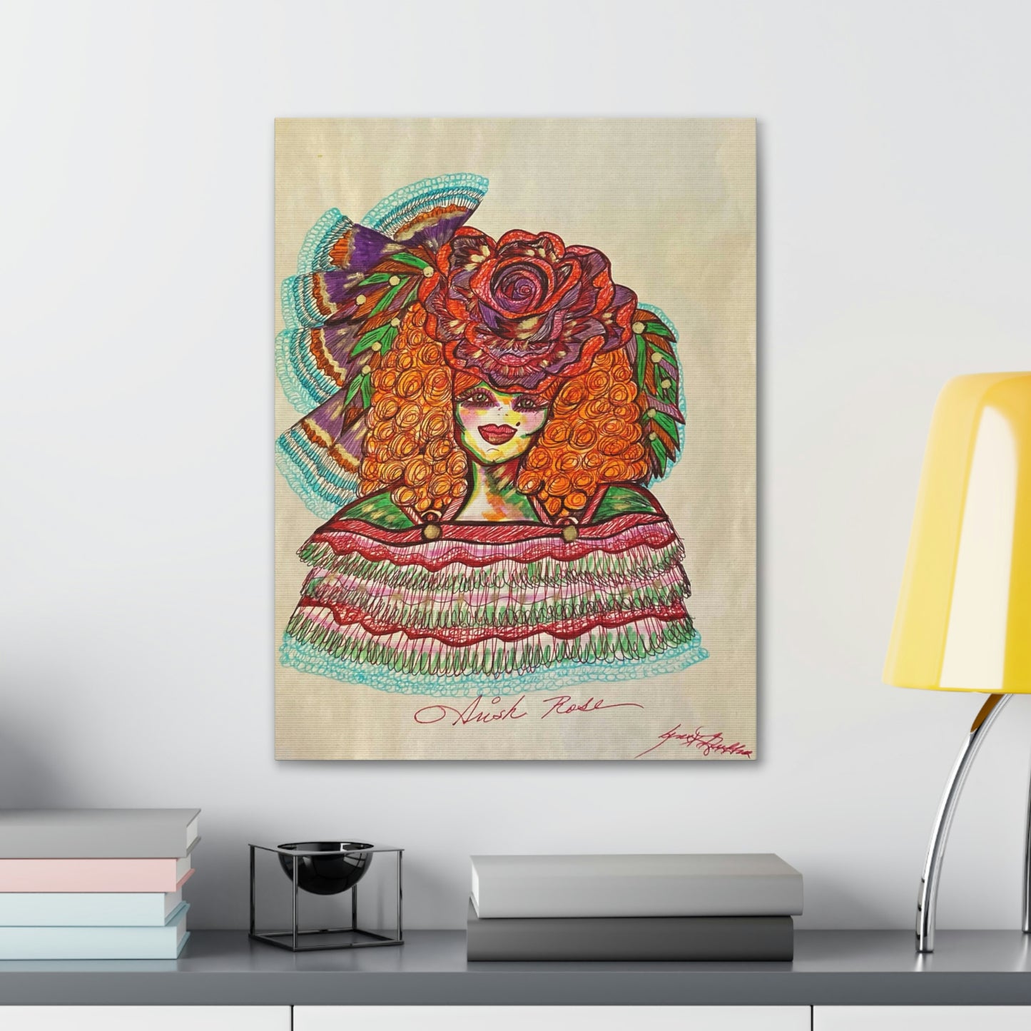 Abstract, Surreal, Funky Woman, Friendship, Inspiration Wall Art