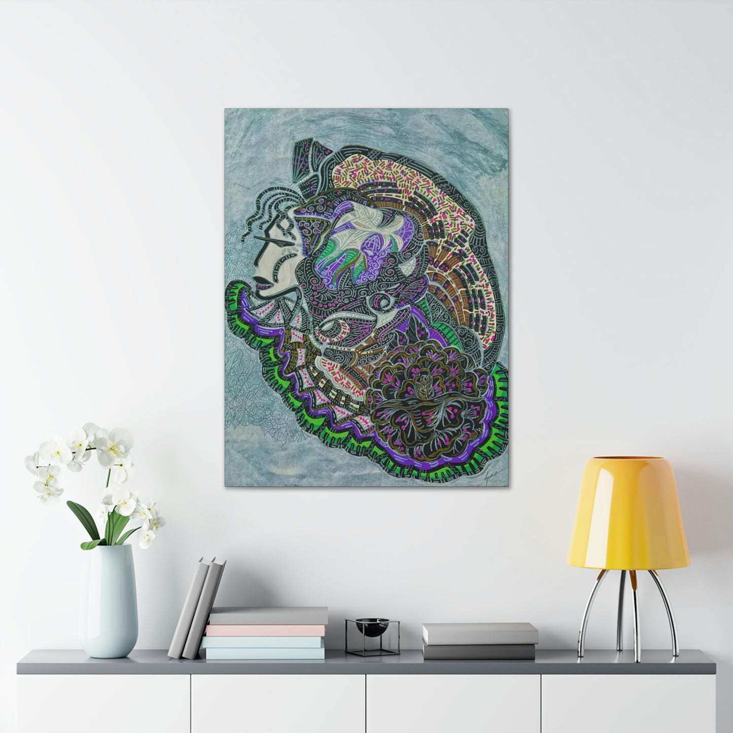 Abstract, Surreal, Funky Woman, Friendship, Inspiration Wall Art