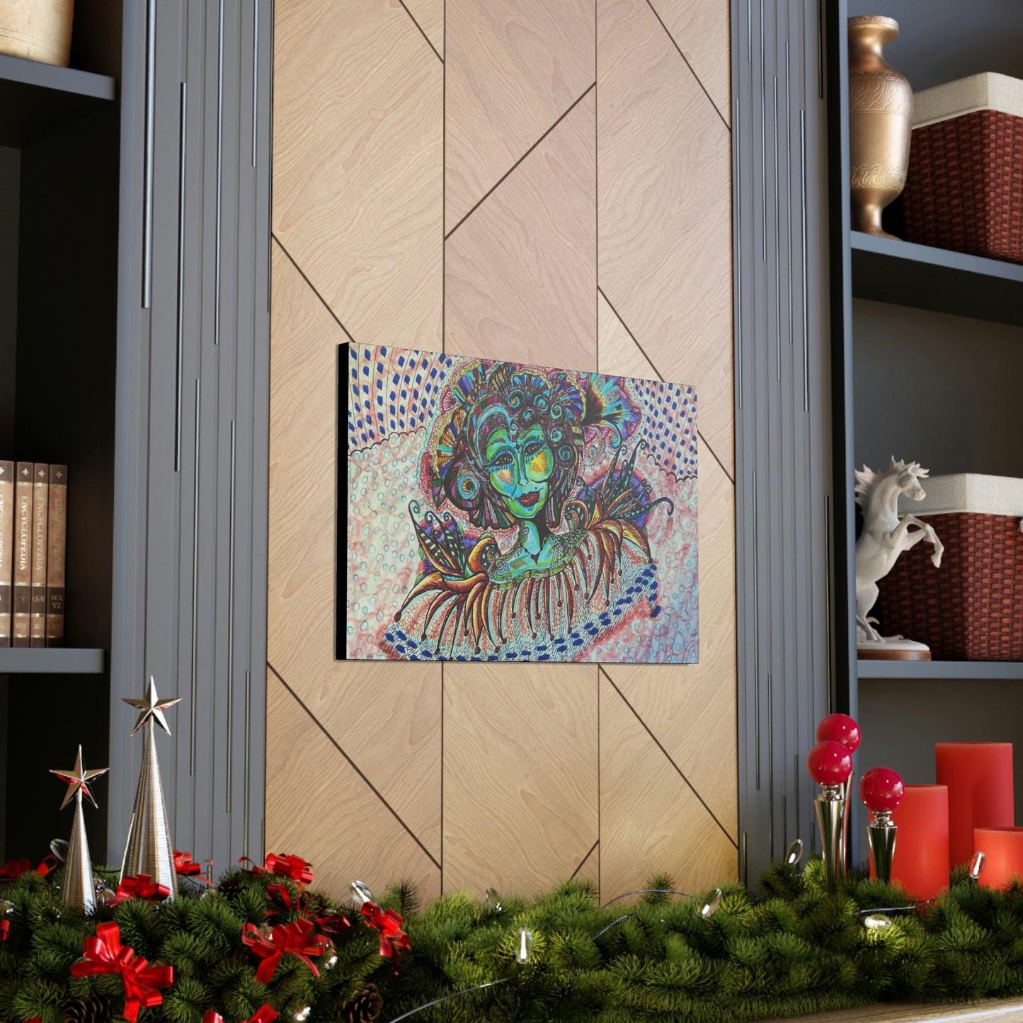 Abstract, Surreal, Funky Woman, Friendship, Inspiration Wall Art