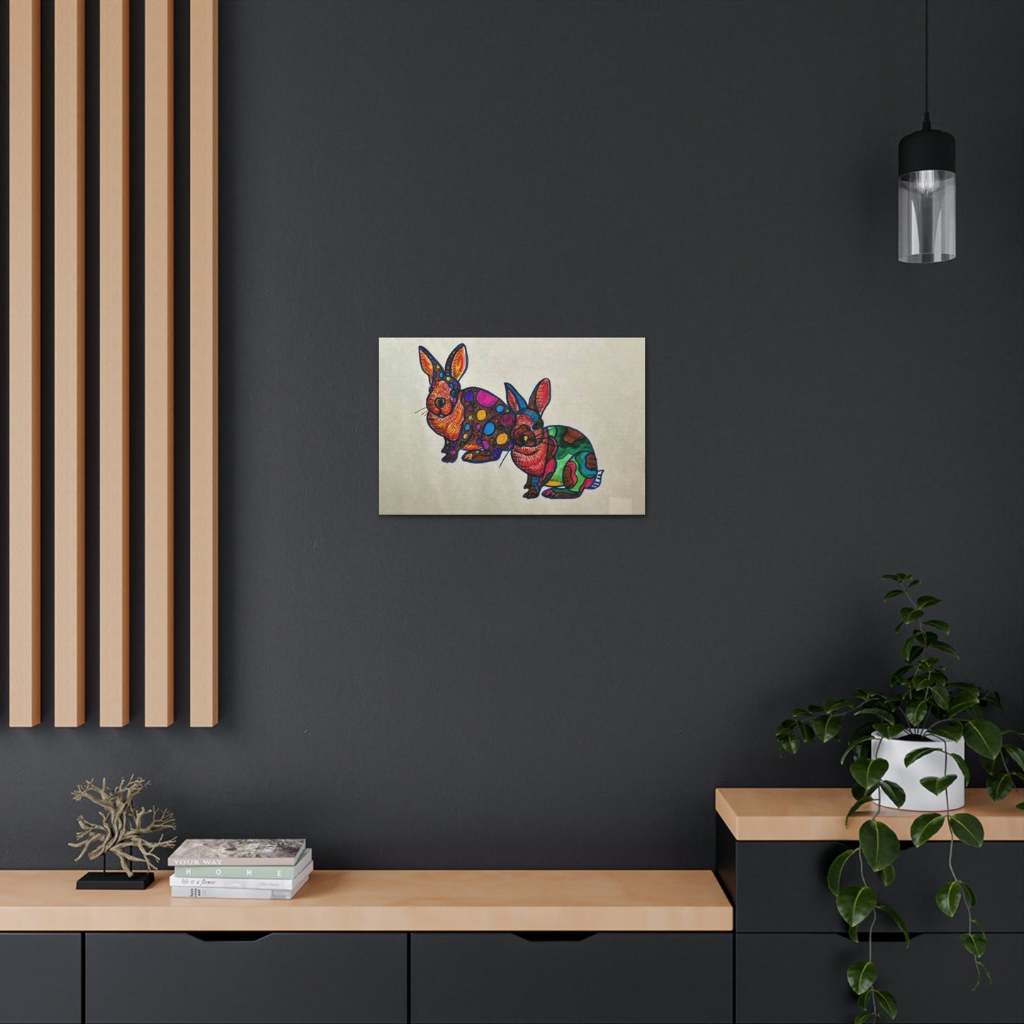 Fanatic Rabbit Fashion, Abstract, Surreal, Friendship, Inspiration Wall Art