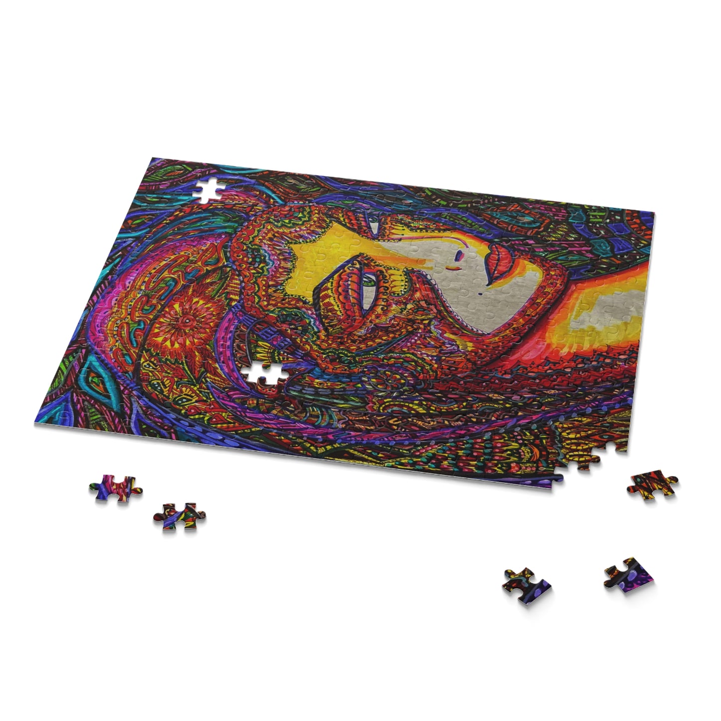 Glancing Princess Puzzle (120, 252, 500-Piece)JigSaw Puzzle, Birthday Gift, Gifts For Bridesmaids