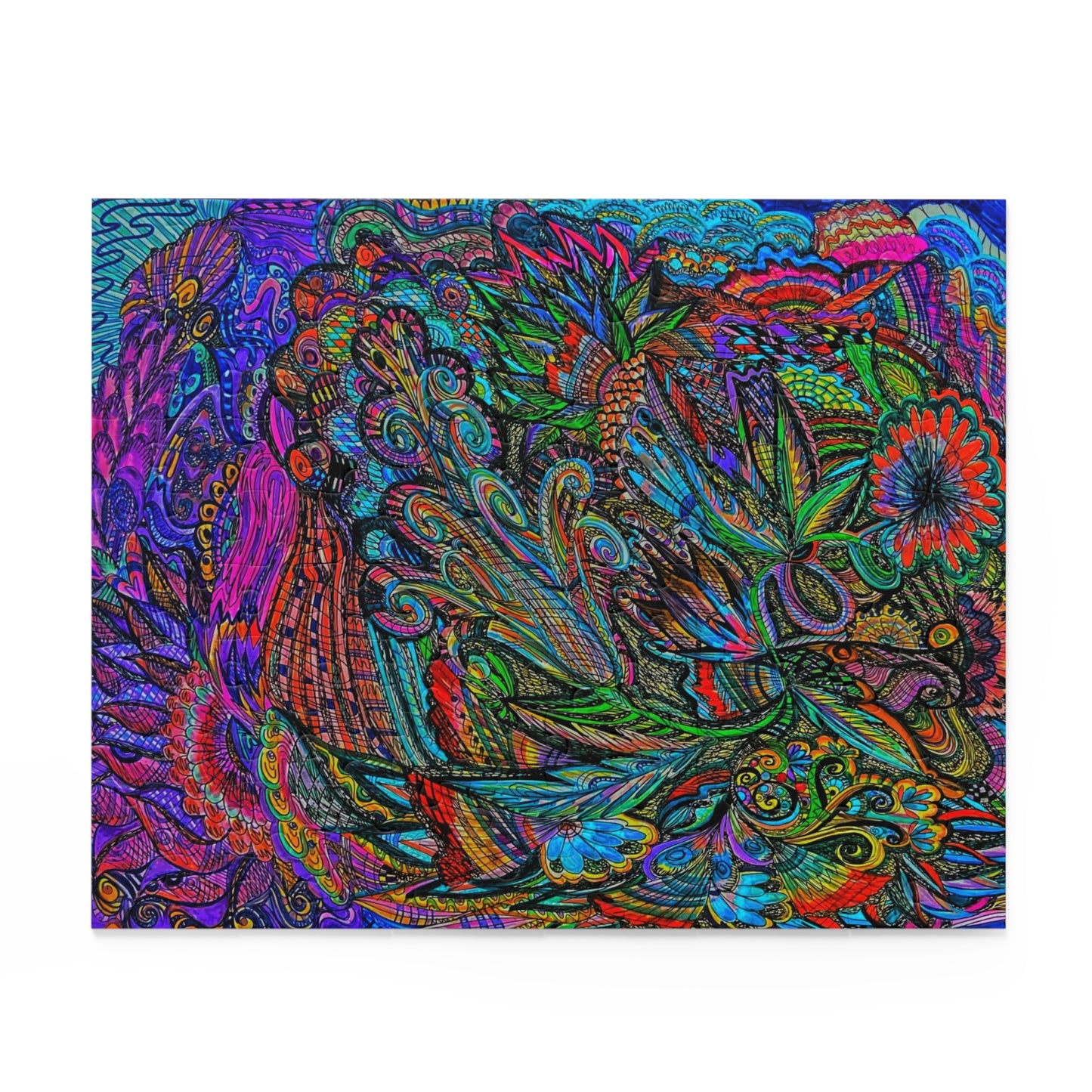 Abstract Surreal Floral Puzzle (120, 252, 500-Piece)JigSaw Puzzle, Birthday Gift, Gifts For Bridesmaids
