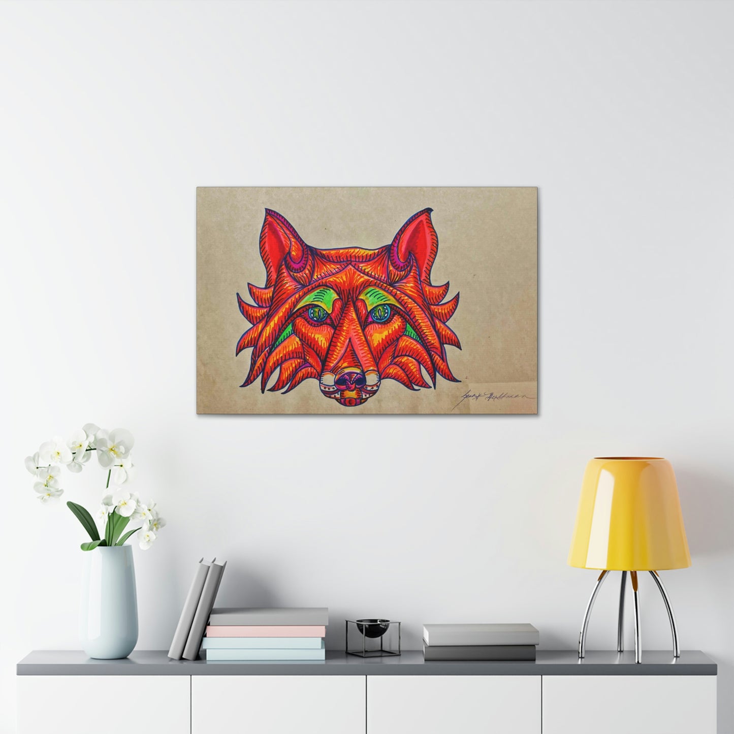Fox Nature, Fashion, Abstract, Surreal, Friendship, Inspiration Wall Art