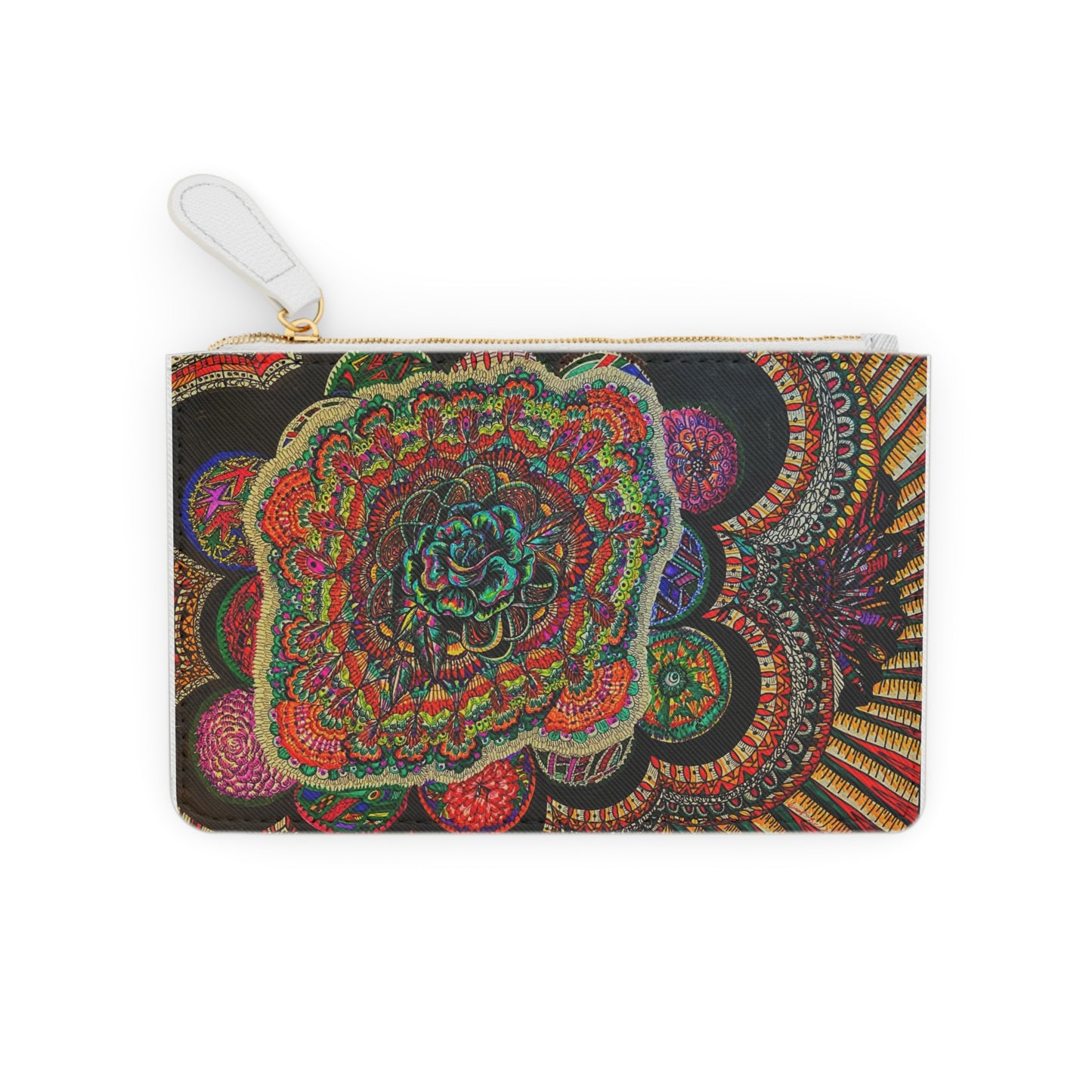Abstract Surreal Floral Mini Clutch Bag, Bridal Clutch Purse, Designer Party Clutch, Modern Evening Clutch, Wristlet Wallet for women, Evening Clutch Purse, gifts for her, gifts for bridesmaids, Bag, Bagging