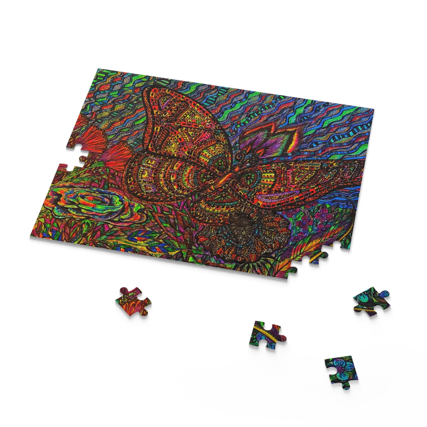 Butterfly Puzzle (120, 252, 500-Piece) Abstract Surreal JigSaw Puzzle, Birthday Gift, Gifts For Bridesmaids
