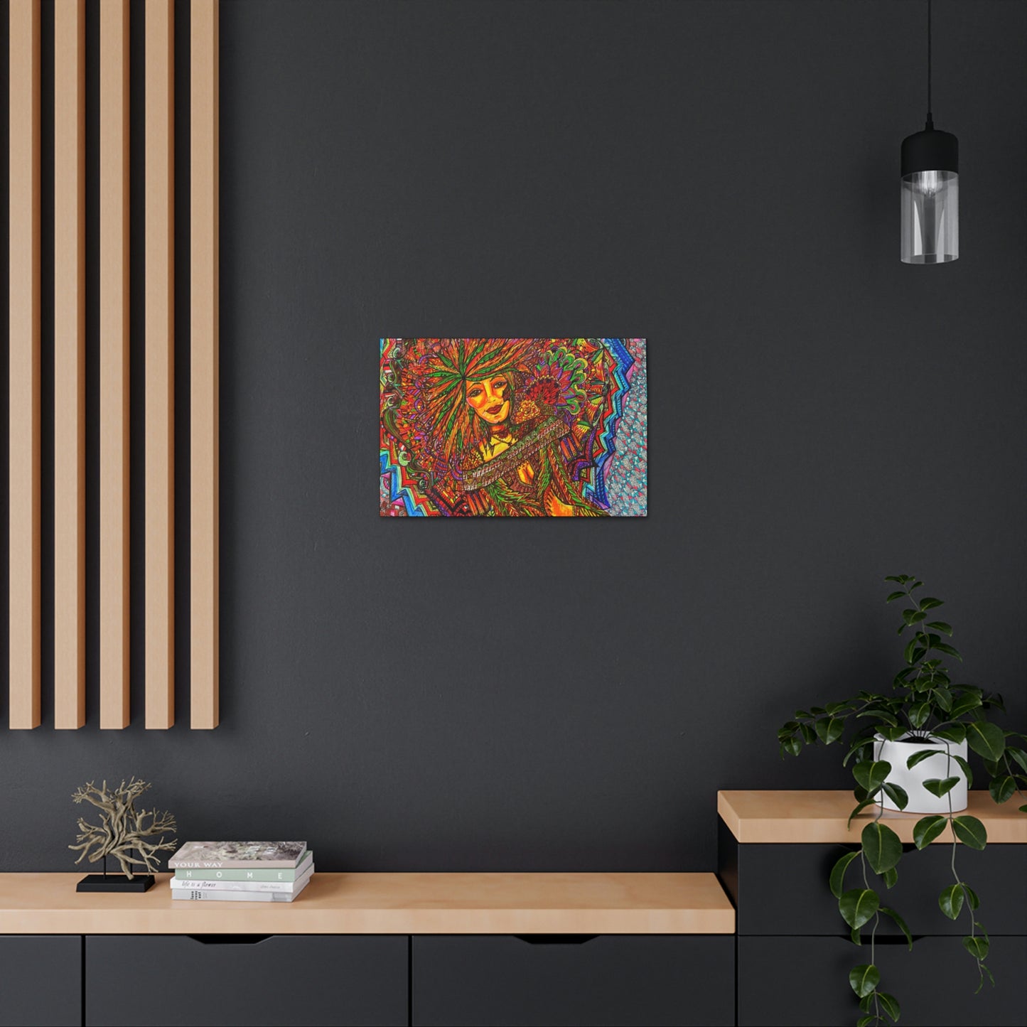 Abstract, Surreal, Funky Woman, Friendship, Inspiration Wall Art