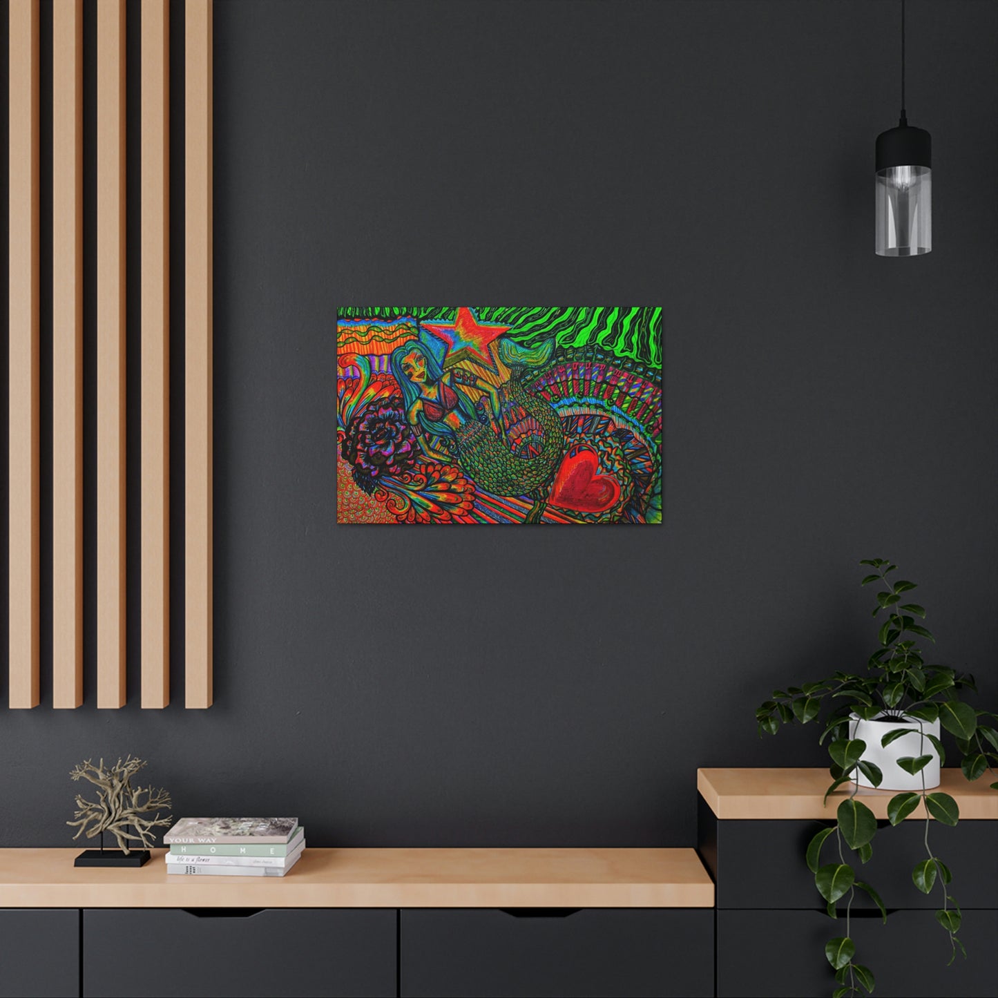 Show Queen Mermaid, Fashion, Abstract, Friendship, Inspiration Wall Art