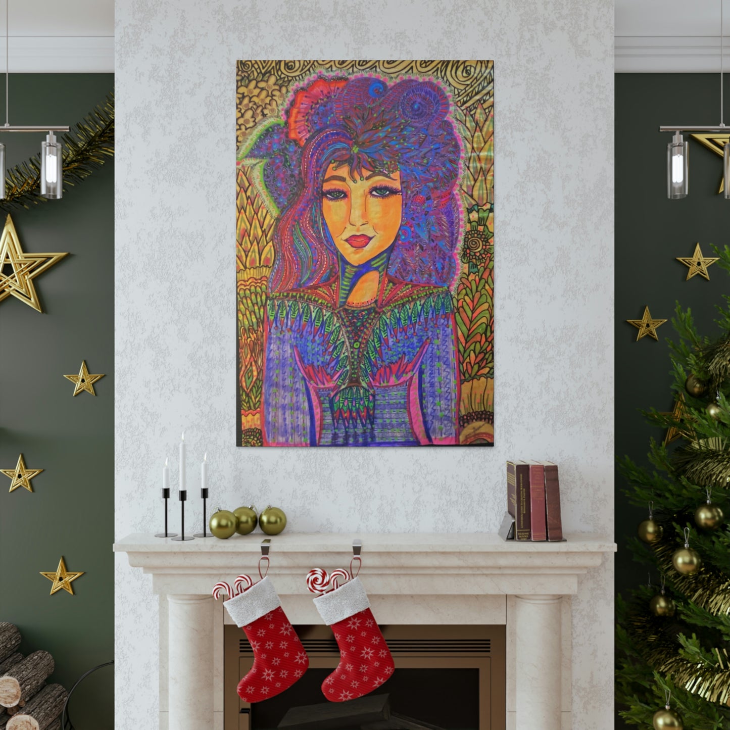 Fashion, Abstract, Surreal Woman, Friendship, Inspiration Wall Art