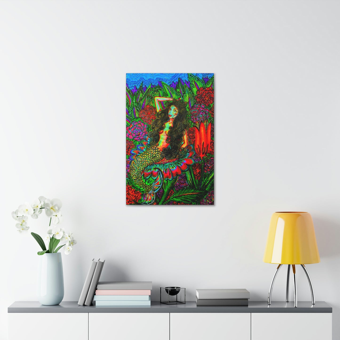 Beautiful Mermaid, Fashion, Abstract, Friendship, Inspiration Wall Art