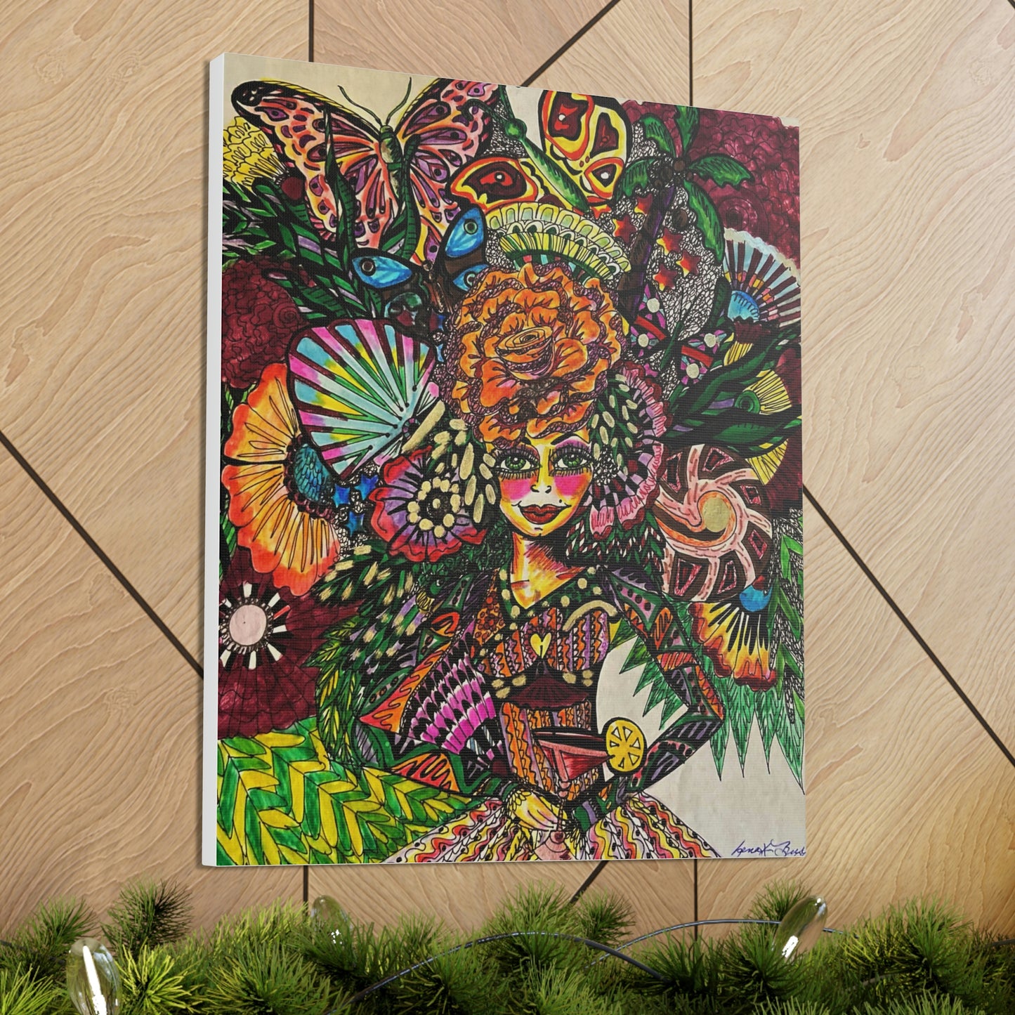 Abstract, Surreal, Funky Woman, Friendship, Inspiration Wall Art