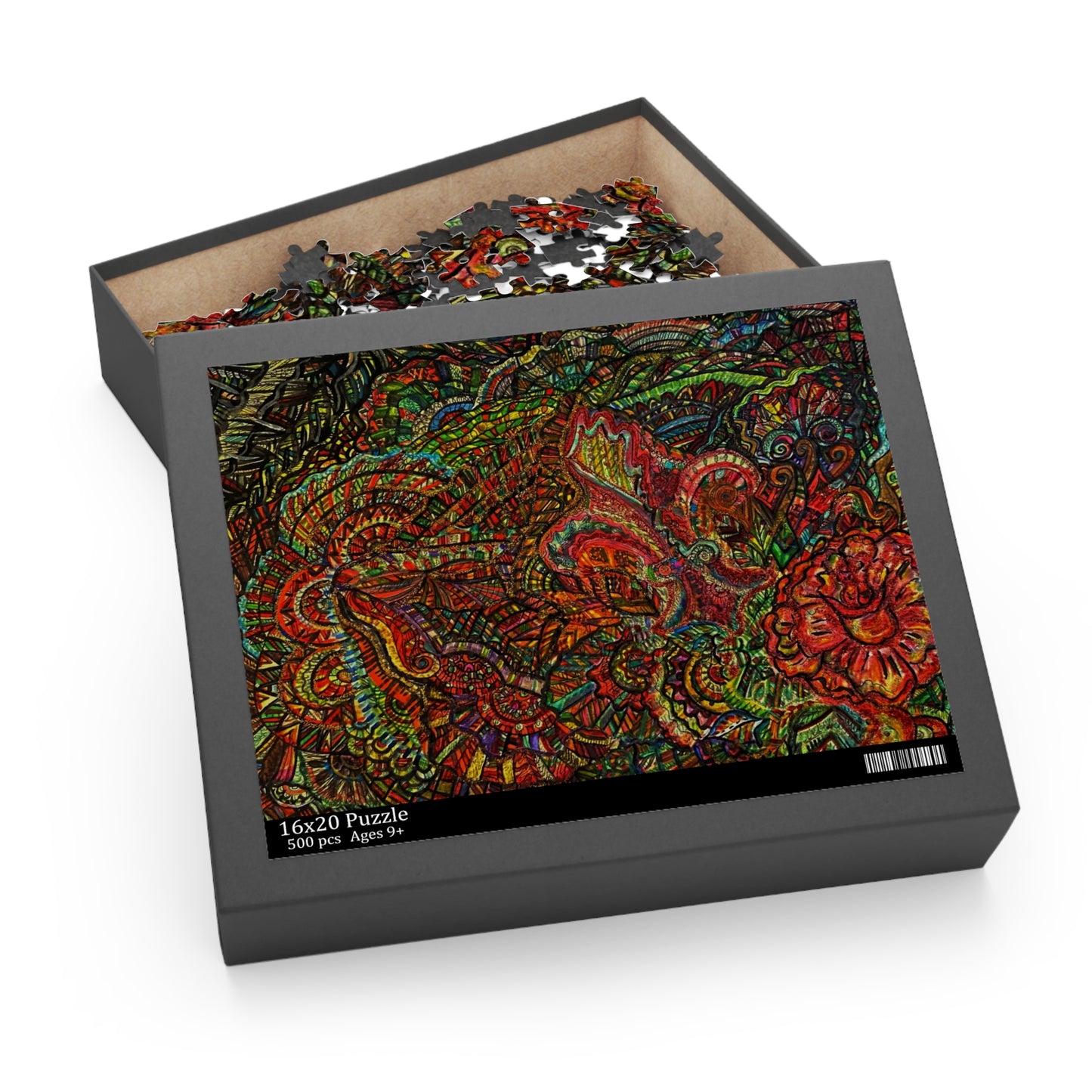 Floral Puzzle (120, 252, 500-Piece)Abstract Surreal JigSaw Puzzle, Birthday Gift, Gifts For Bridesmaids
