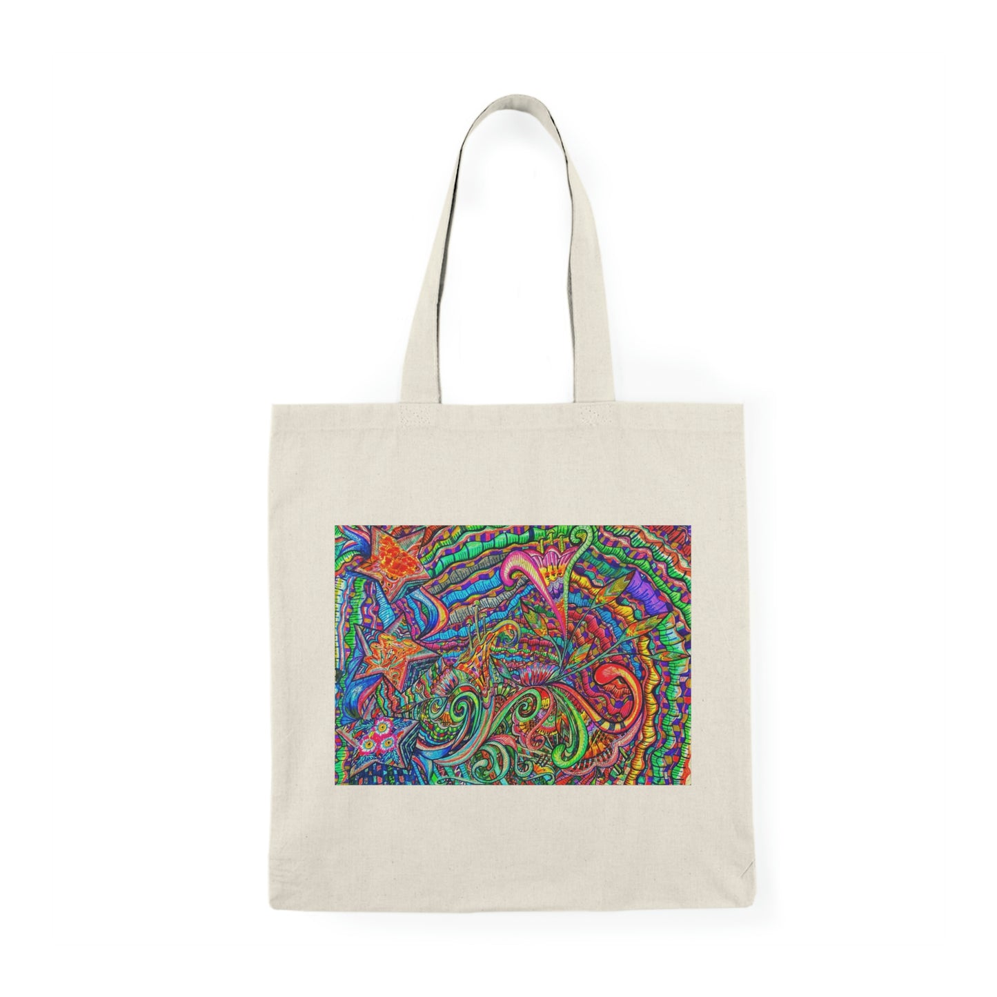 Abstract, Surreal Natural Tote Bag, Aesthetic Canvas Bag Shopping Bag, Birthday Gift Bag, Bridal Gift Tote Bag, Library Bag.