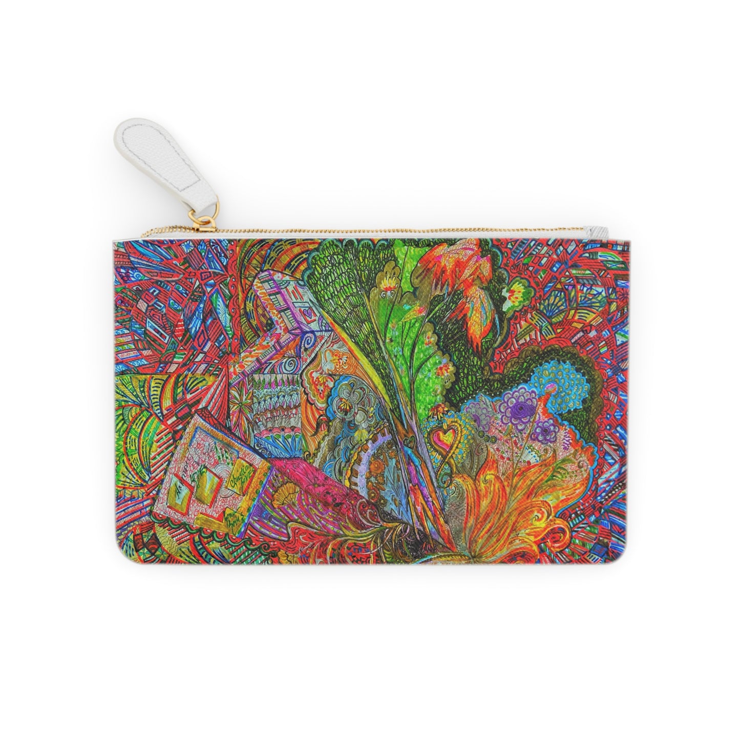 Abstract Surreal Mini Clutch Bag, Bridal Clutch Purse, Designer Party Clutch, Modern Evening Clutch, Wristlet Wallet for women, Evening Clutch Purse, gifts for her, gifts for bridesmaids, Bag, Bagging
