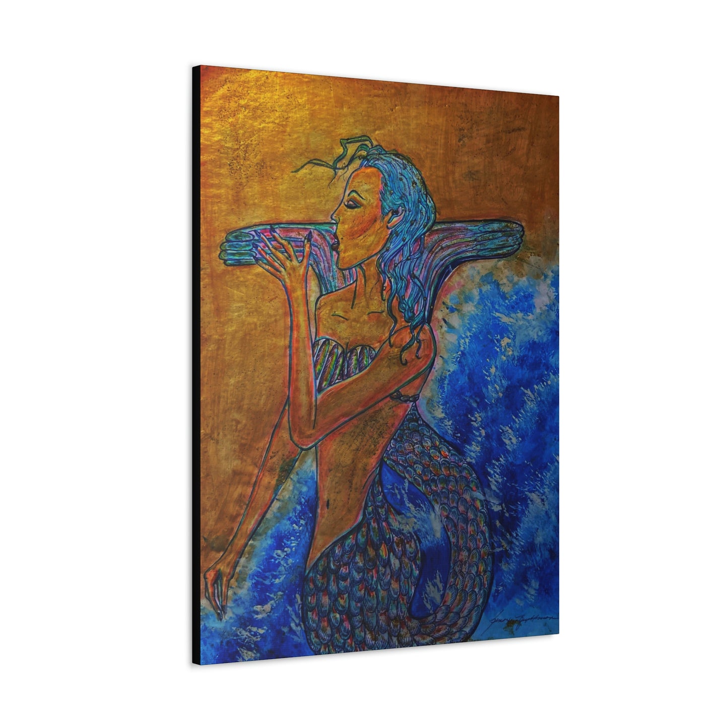 A Mermaids Taste of the Sea, Fashion, Abstract, Friendship, Inspiration Wall Art
