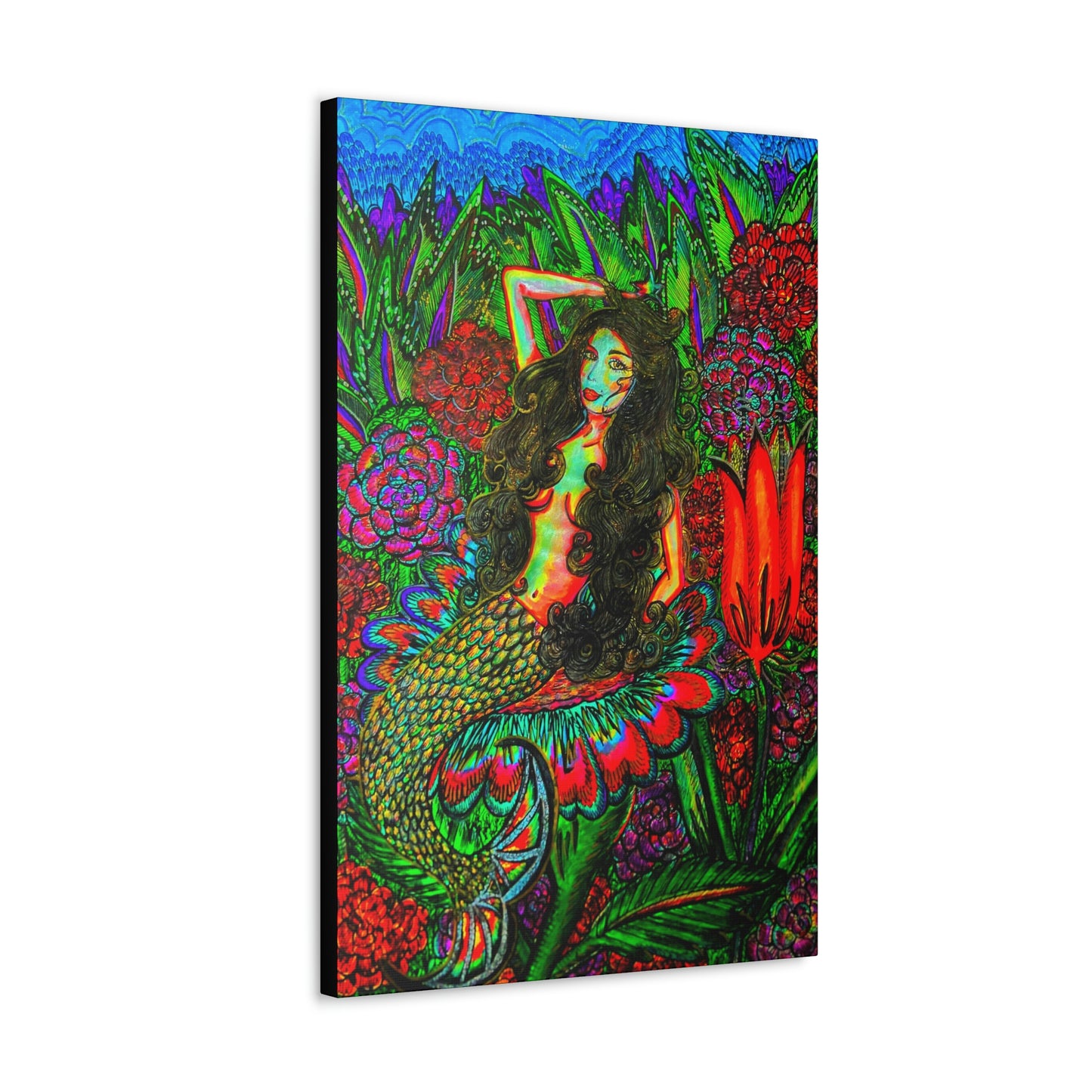 Beautiful Mermaid, Fashion, Abstract, Friendship, Inspiration Wall Art