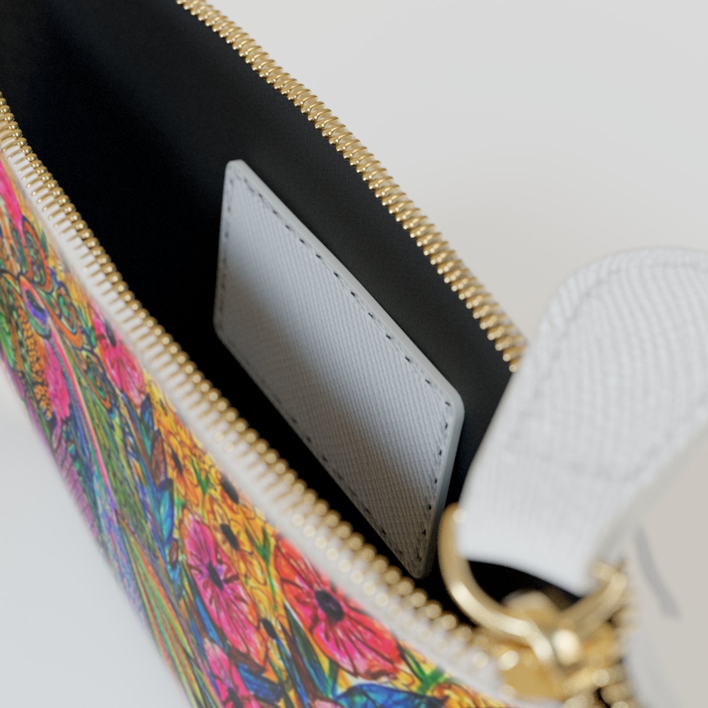 Abstract Surreal Peacock Mini Clutch Bag, Bridal Clutch Purse, Designer Party Clutch, Modern Evening Clutch, Wristlet Wallet for women, Evening Clutch Purse, gifts for her, gifts for bridesmaids, Bag, Bagging
