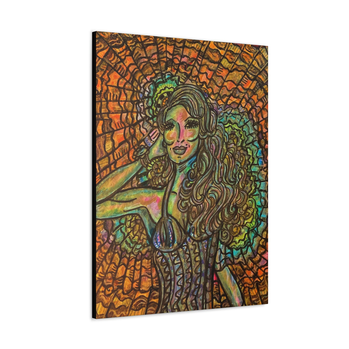 Romantic, Fashionable Woman, Abstract, Surreal, Friendship, Inspiration Wall Art