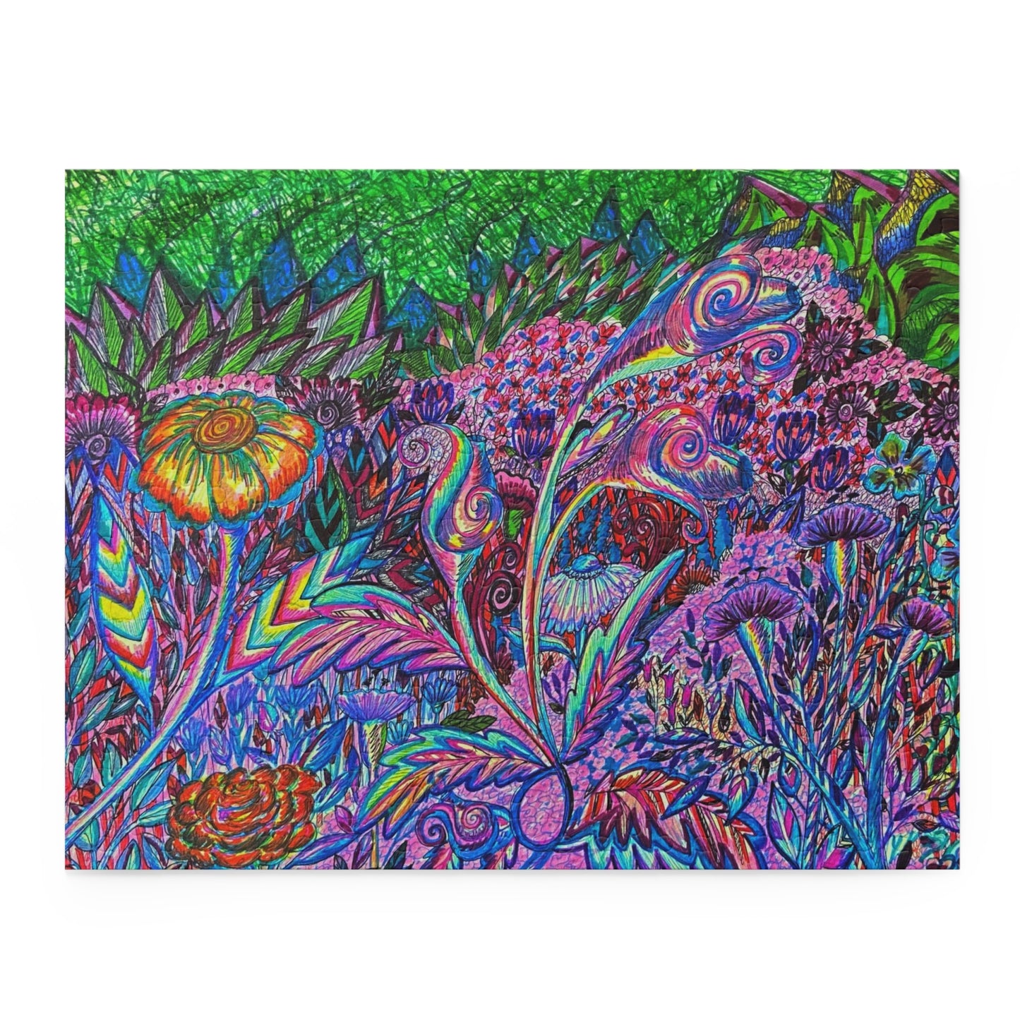 Floral Puzzle (120, 252, 500-Piece)JigSaw Puzzle, Birthday Gift, Gifts For Bridesmaids