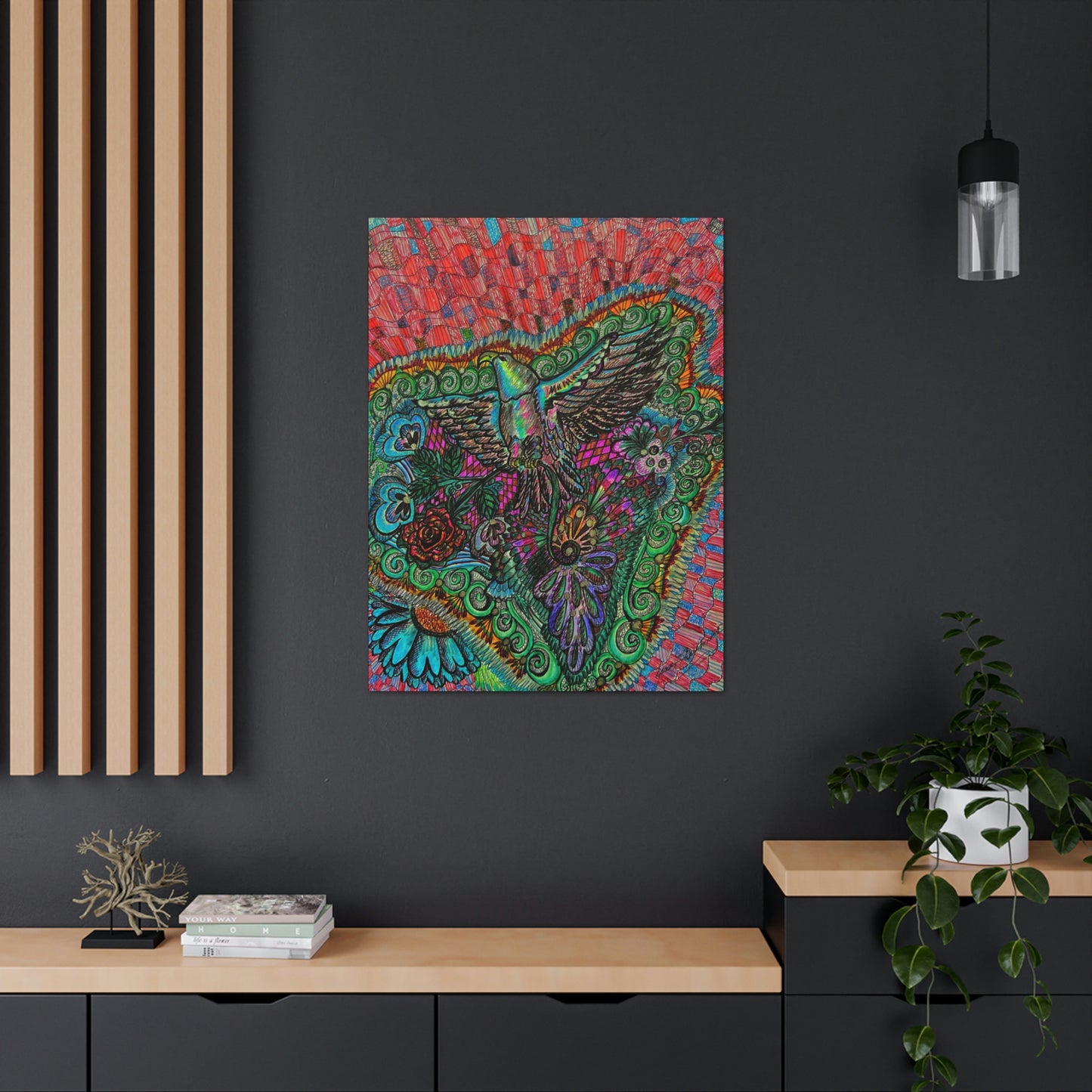 Bird Fashion, Abstract, Surreal, Friendship, Inspiration Wall Art