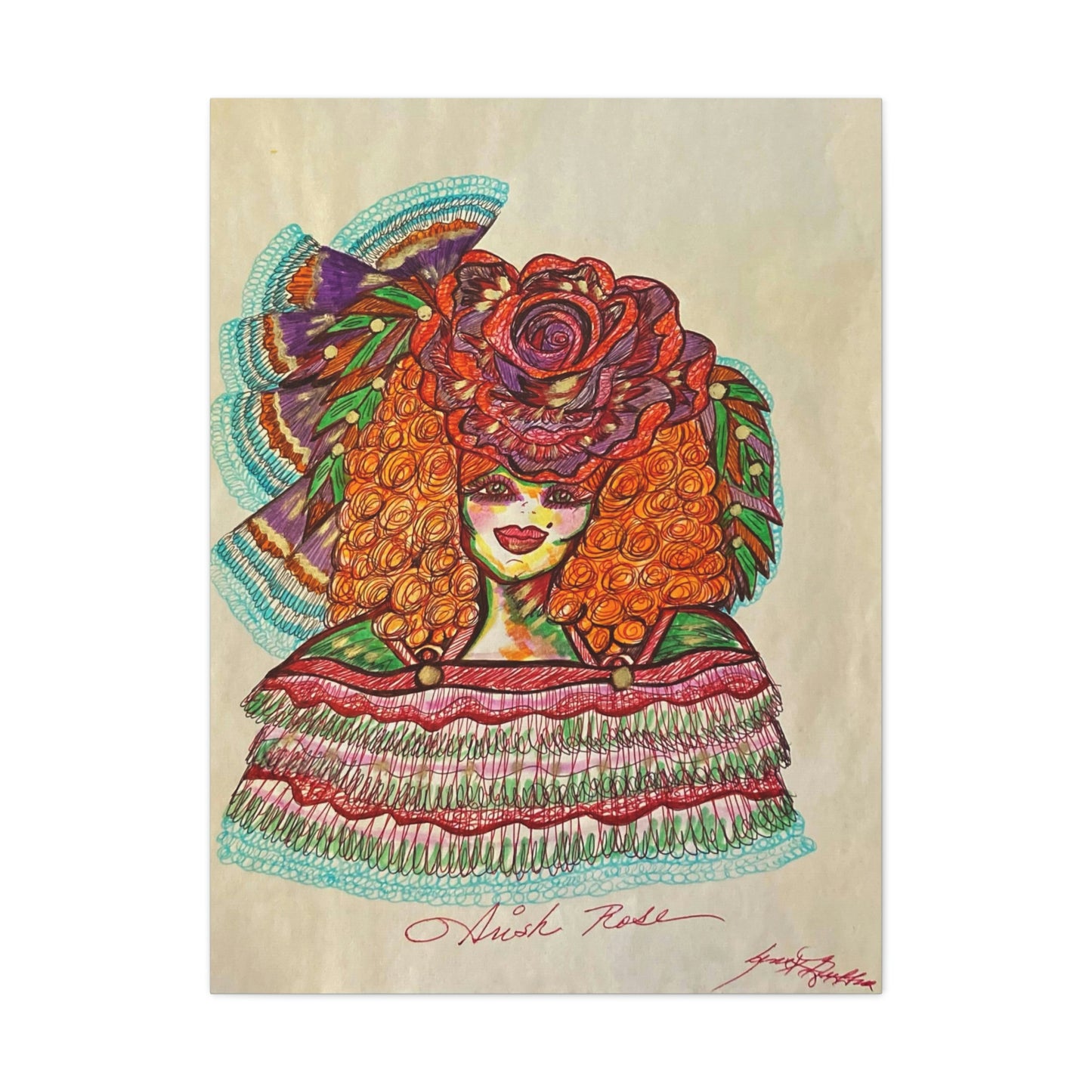 Abstract, Surreal, Funky Woman, Friendship, Inspiration Wall Art