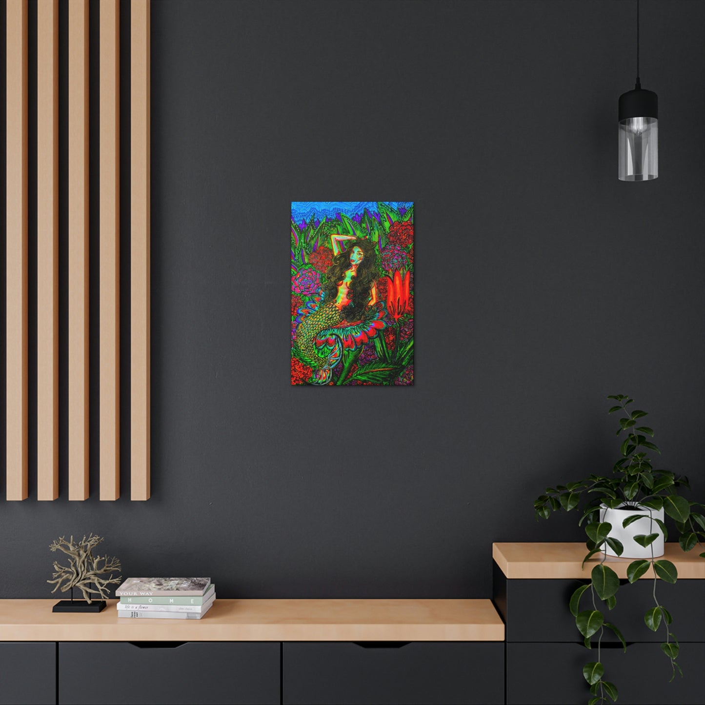 Beautiful Mermaid, Fashion, Abstract, Friendship, Inspiration Wall Art