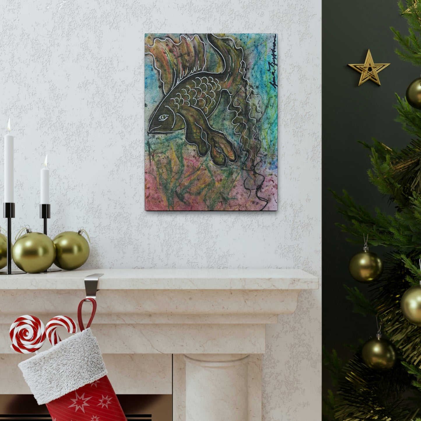 Marine Life, Fish, Fashion, Abstract, Friendship, Inspiration Wall Art