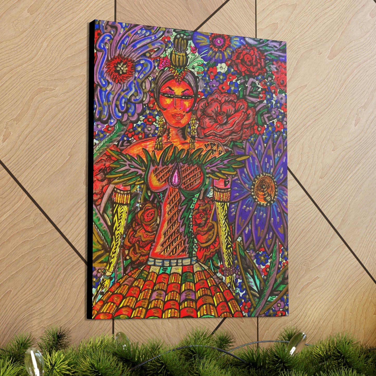 Abstract, Surreal, Funky Woman, Friendship, Inspiration Wall Art