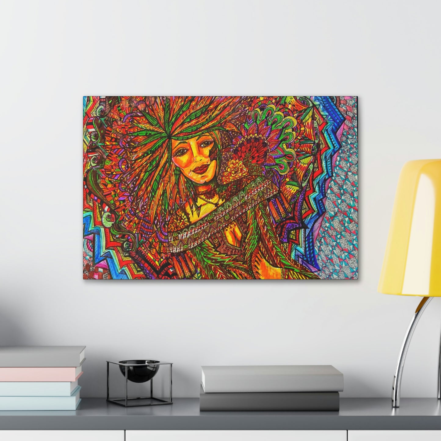 Abstract, Surreal, Funky Woman, Friendship, Inspiration Wall Art